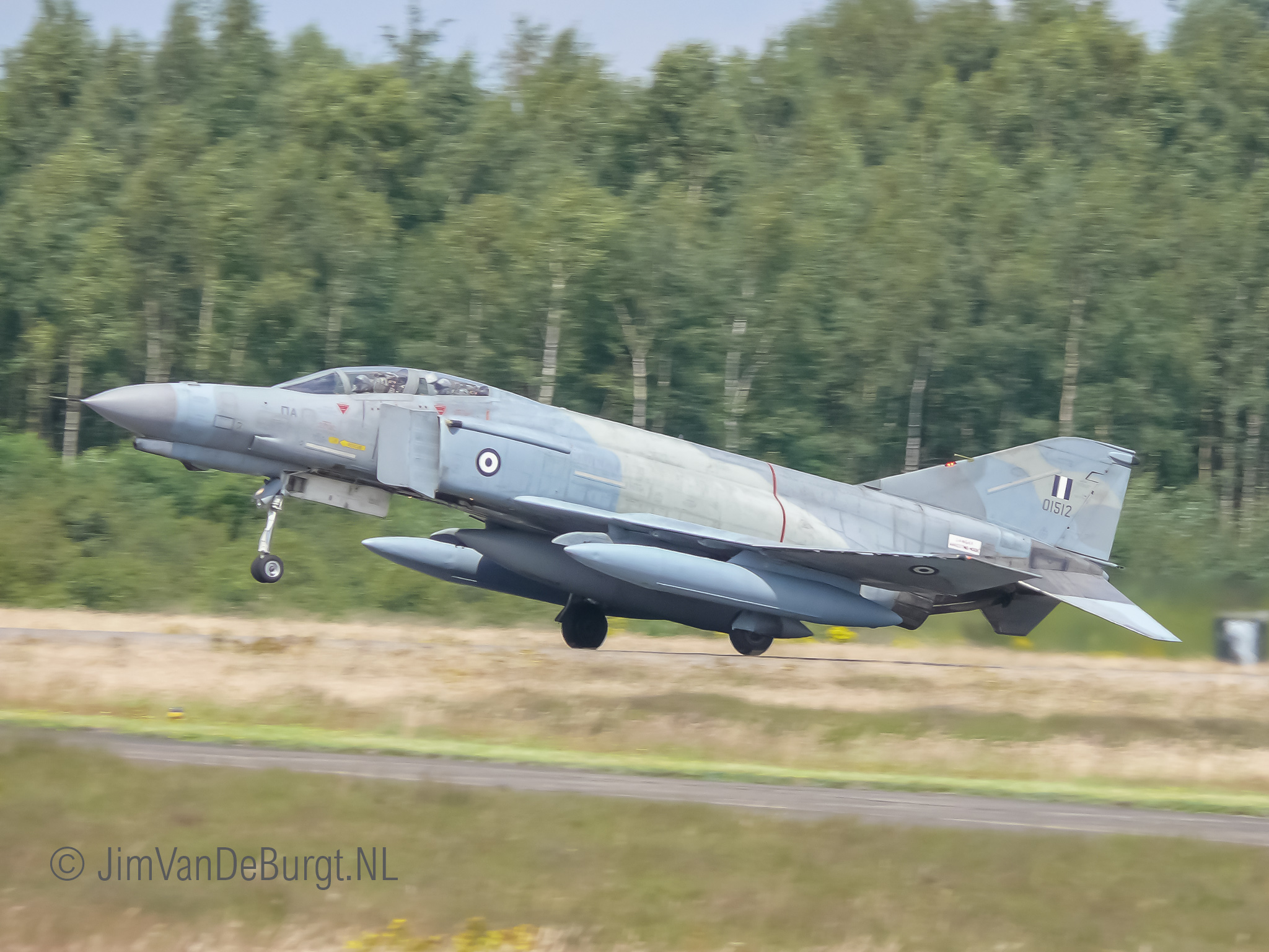 01525 F-4E Phantom der griechischen Luftwaffe beim Start in Kleine Brogel, 2007