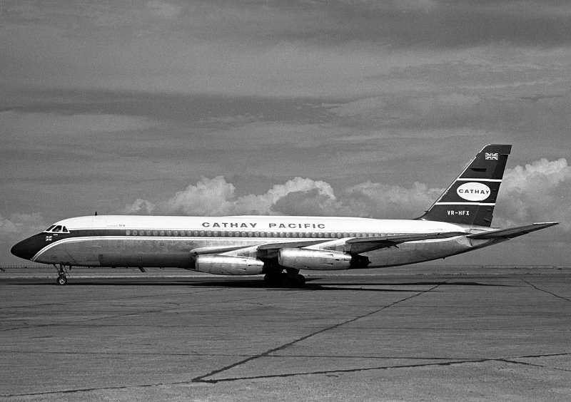 1966 08 17 HANEDA VR HFX Cathay Pacific Airways Convair CV-880