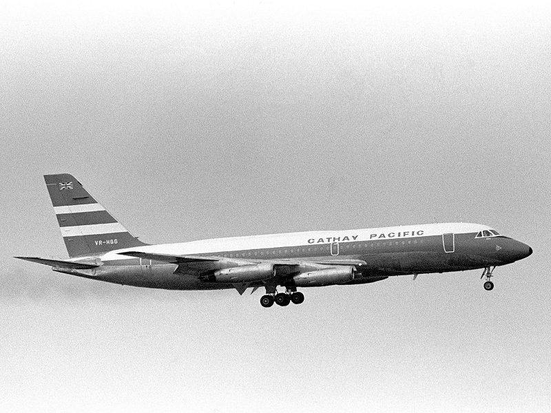 1973 06 10 HANEDA VR HGG Cathay Pacific Airways Convair CV-880