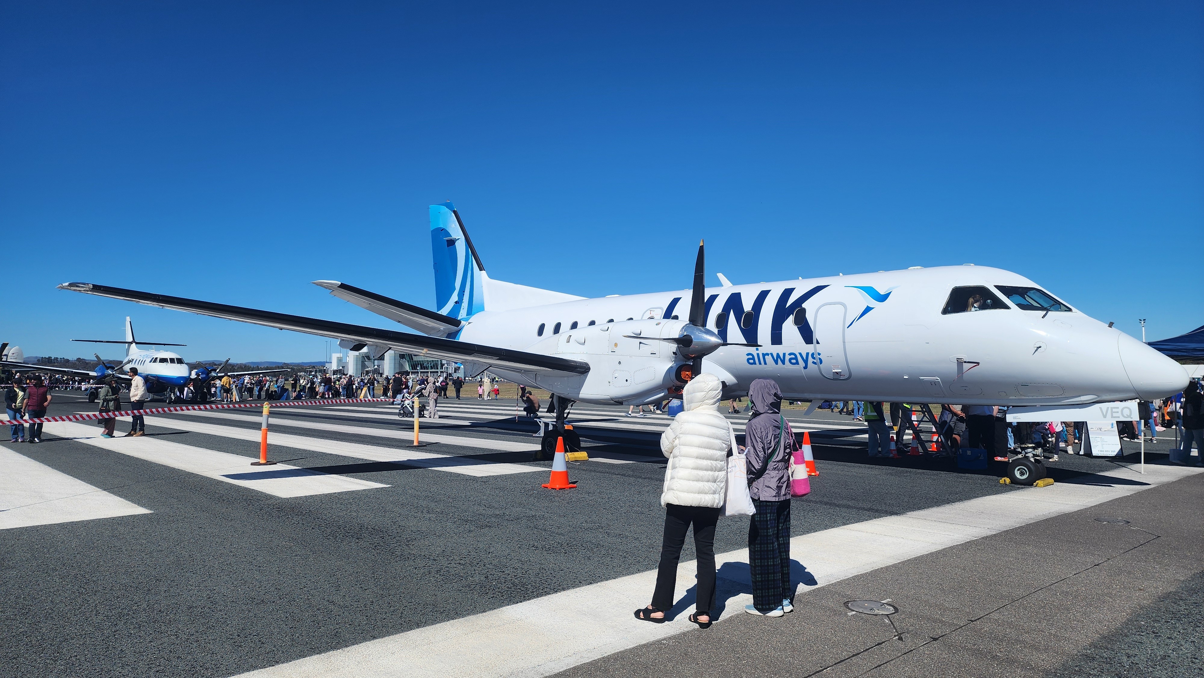 Dia de portas abertas do aeroporto de Canberra 2026, SAAB 340B Plus
