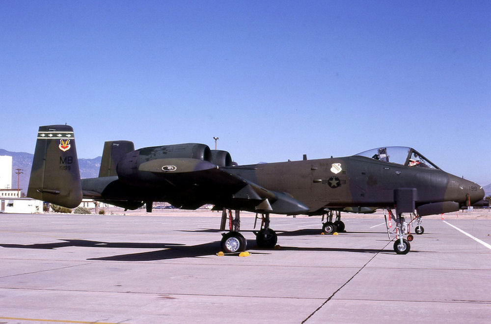 356th Tactical Fighter Squadron A-10A 77-0199 CN 123
