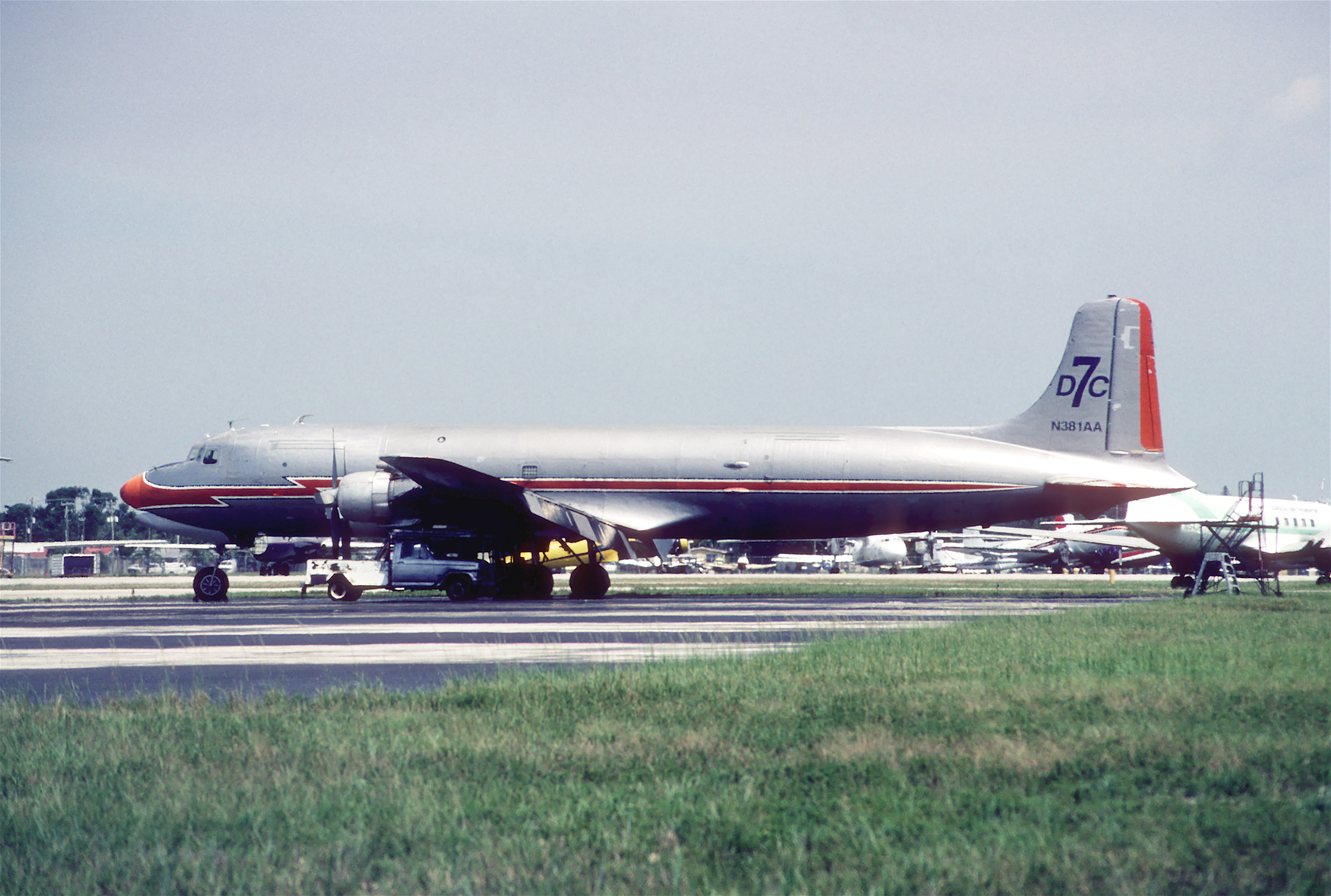 376aw - Untitled (Turks Air) Douglas DC-7B, N381AA@OPF, 02 09 2005 - Flickr - Aero Icarus