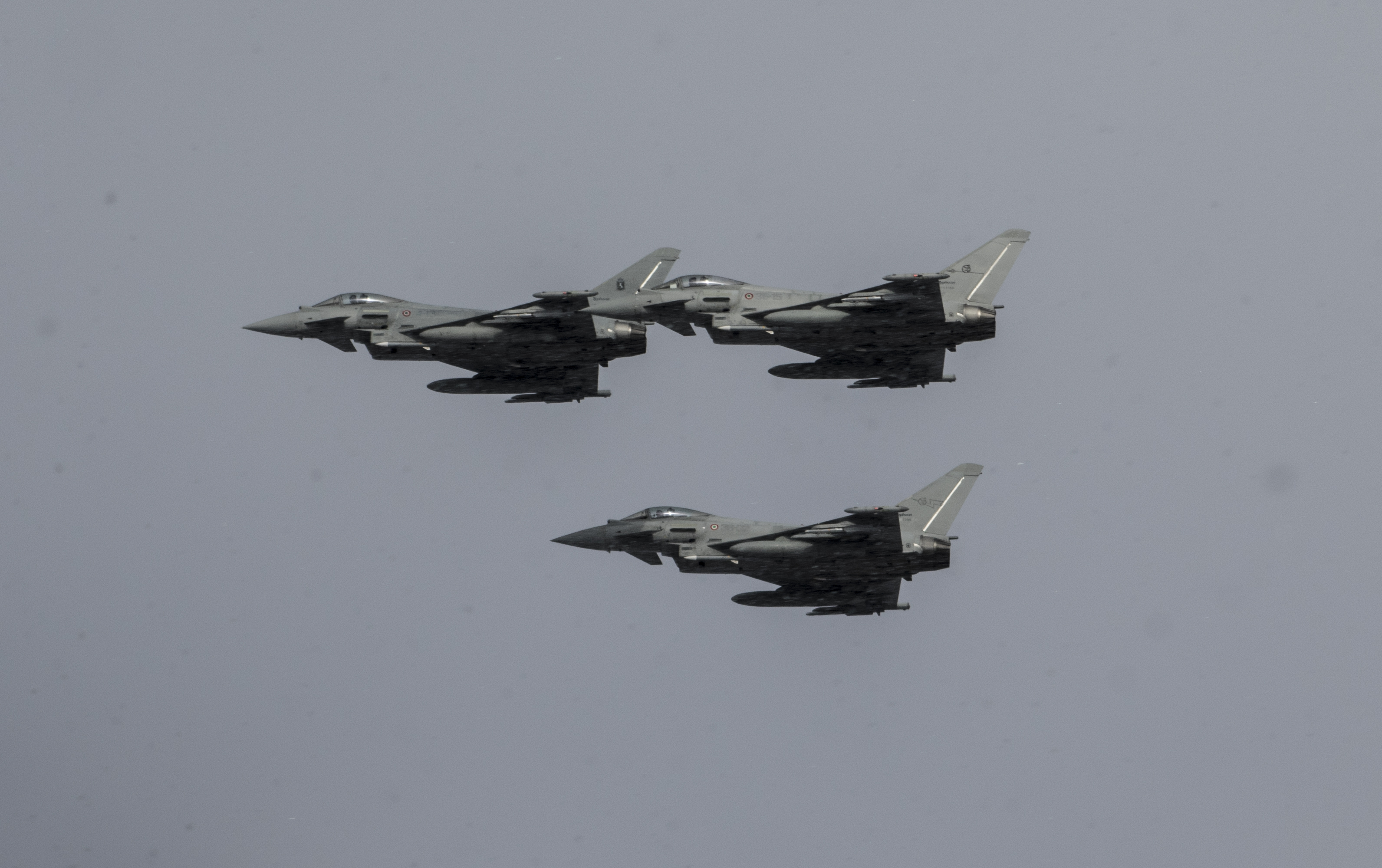 3 Italian Eurofighter Typhoons
