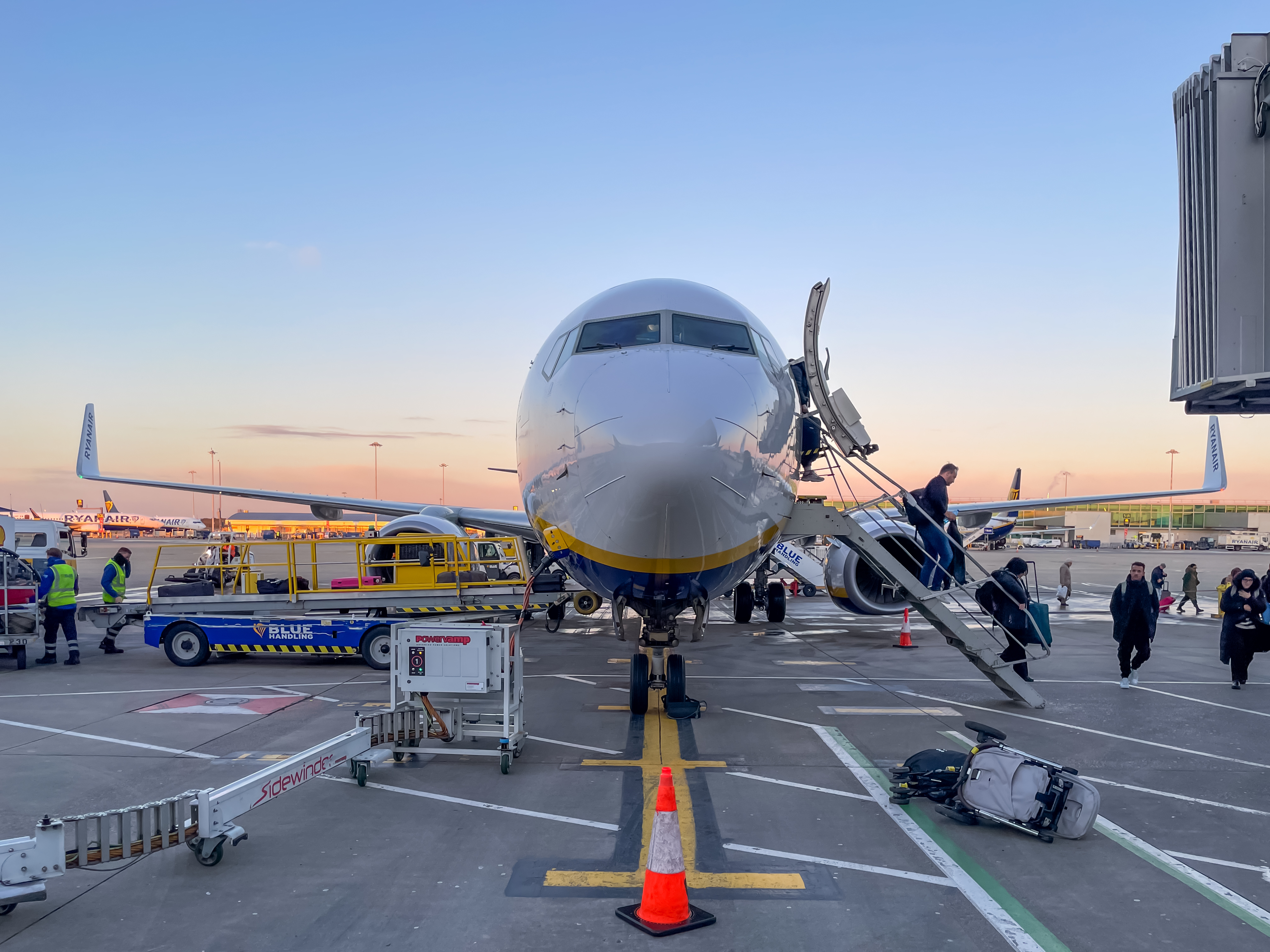 9H QAC aircraft at London Stansted Airport 2024 068