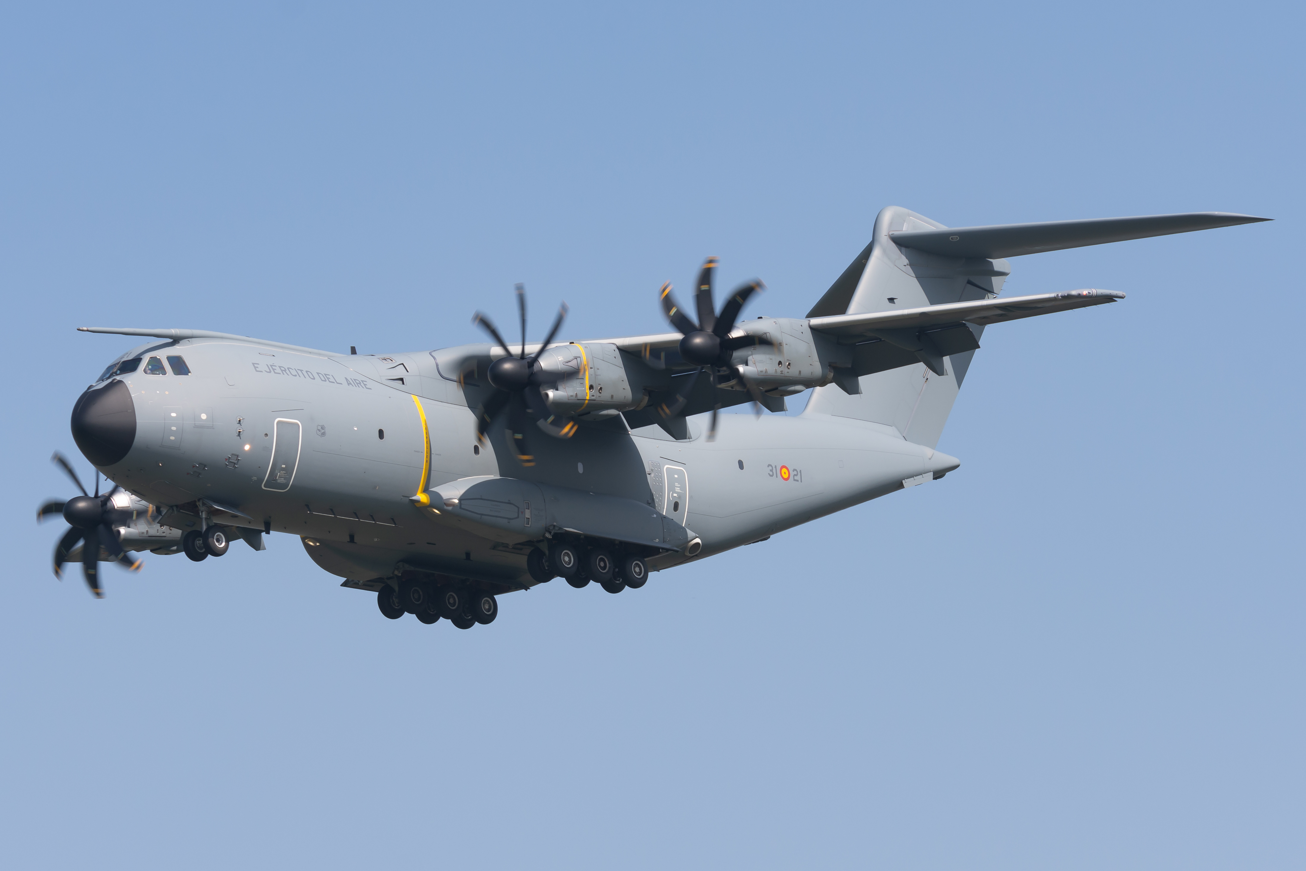 A400M del Ejército del Aire, imagen de archivo: Leeuwarden, 2018