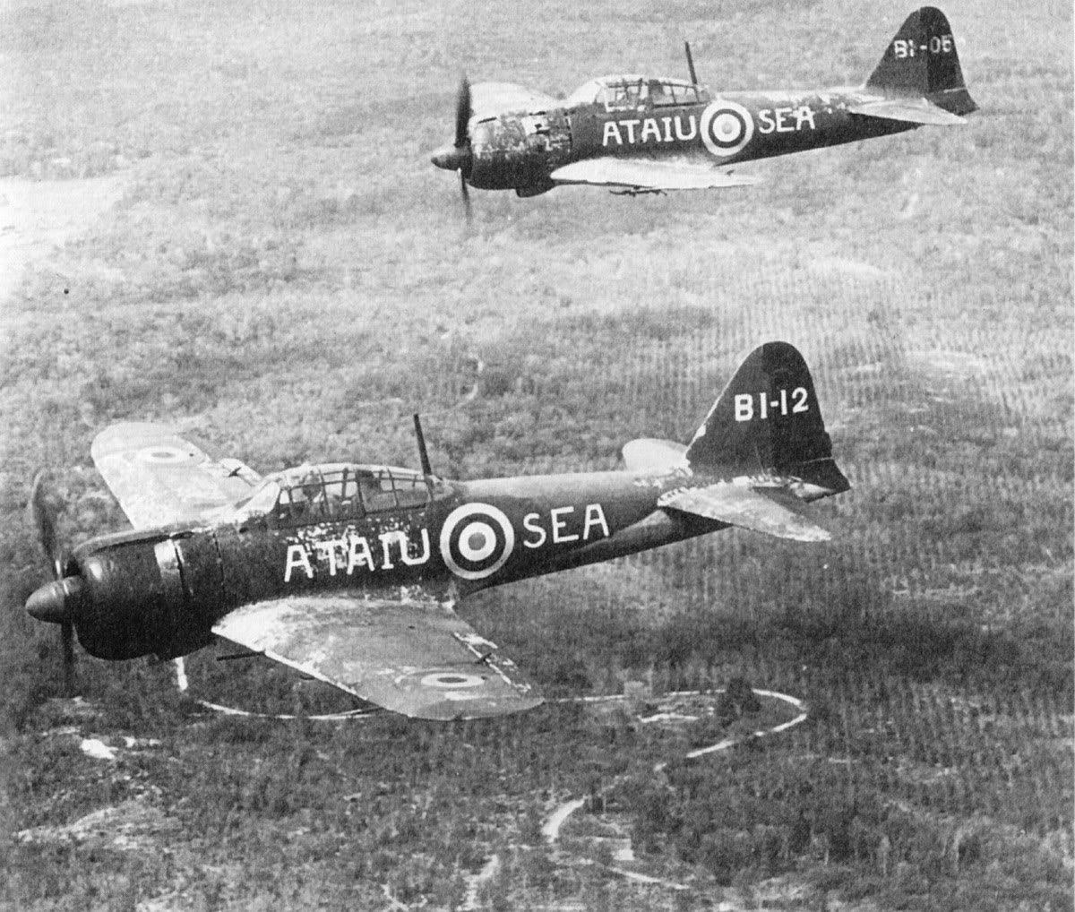 Zeros A6M sobre a Malásia