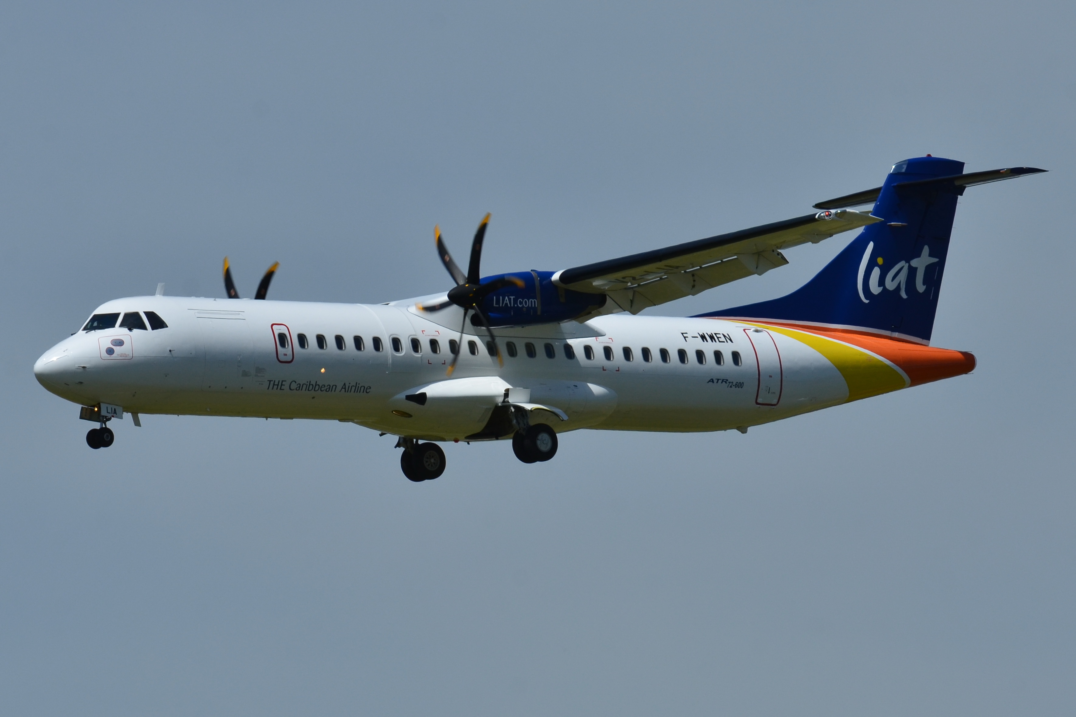 ATR 72-600 LIAT (LIA) F-WWEN - MSN 1077 - Will be V2-LIA