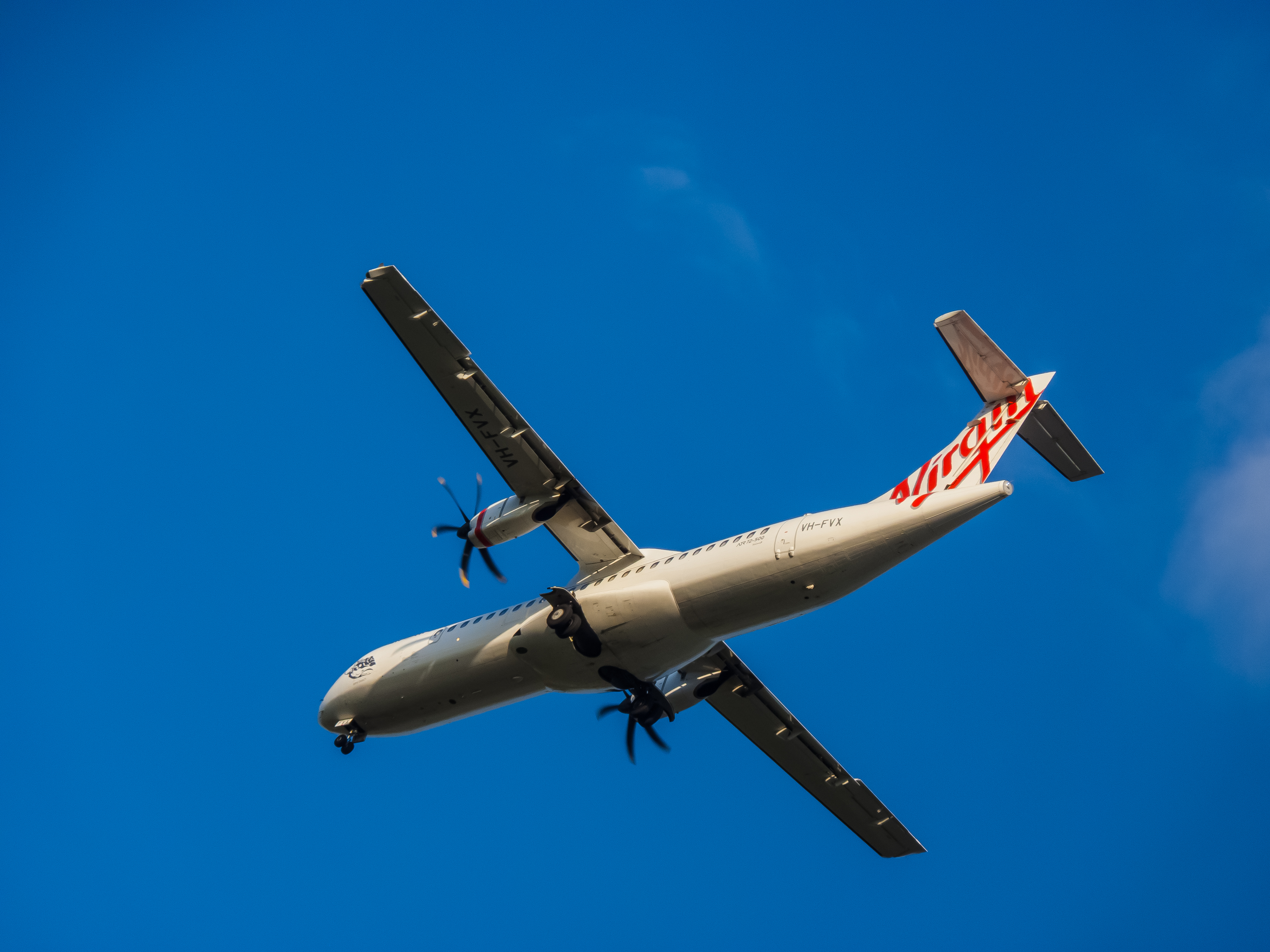 ATR 72 VH FVX 101, Sugarmill Rd, Meeandah (P1280675)