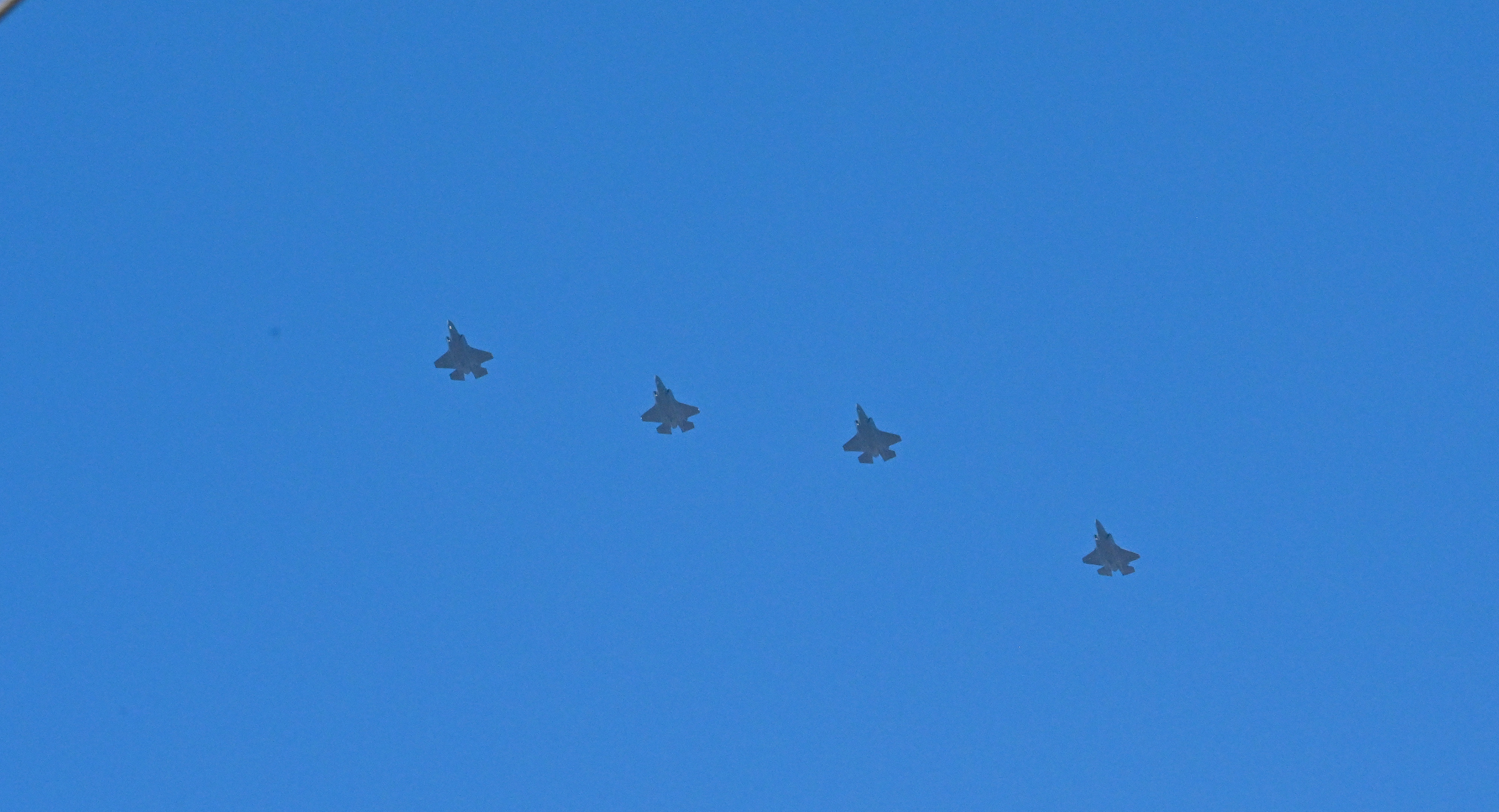 Arrivo di un Adir F-35 a Nevatim, agosto 2020