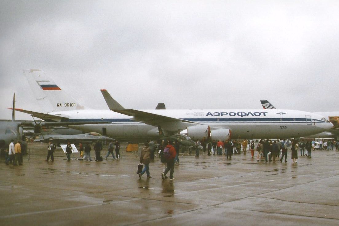 Aeroflot Ilyushin Il-96T RA-96101, Paris Le Bourget, June 1999