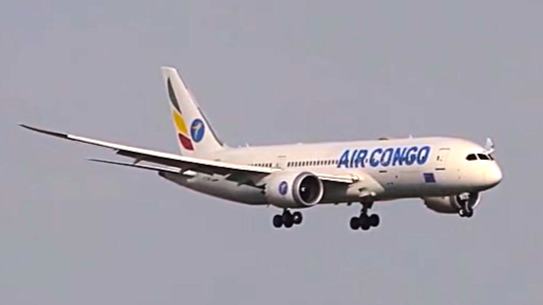 Air Congo Boeing 787-800 ET ASI FIH BRU ET98