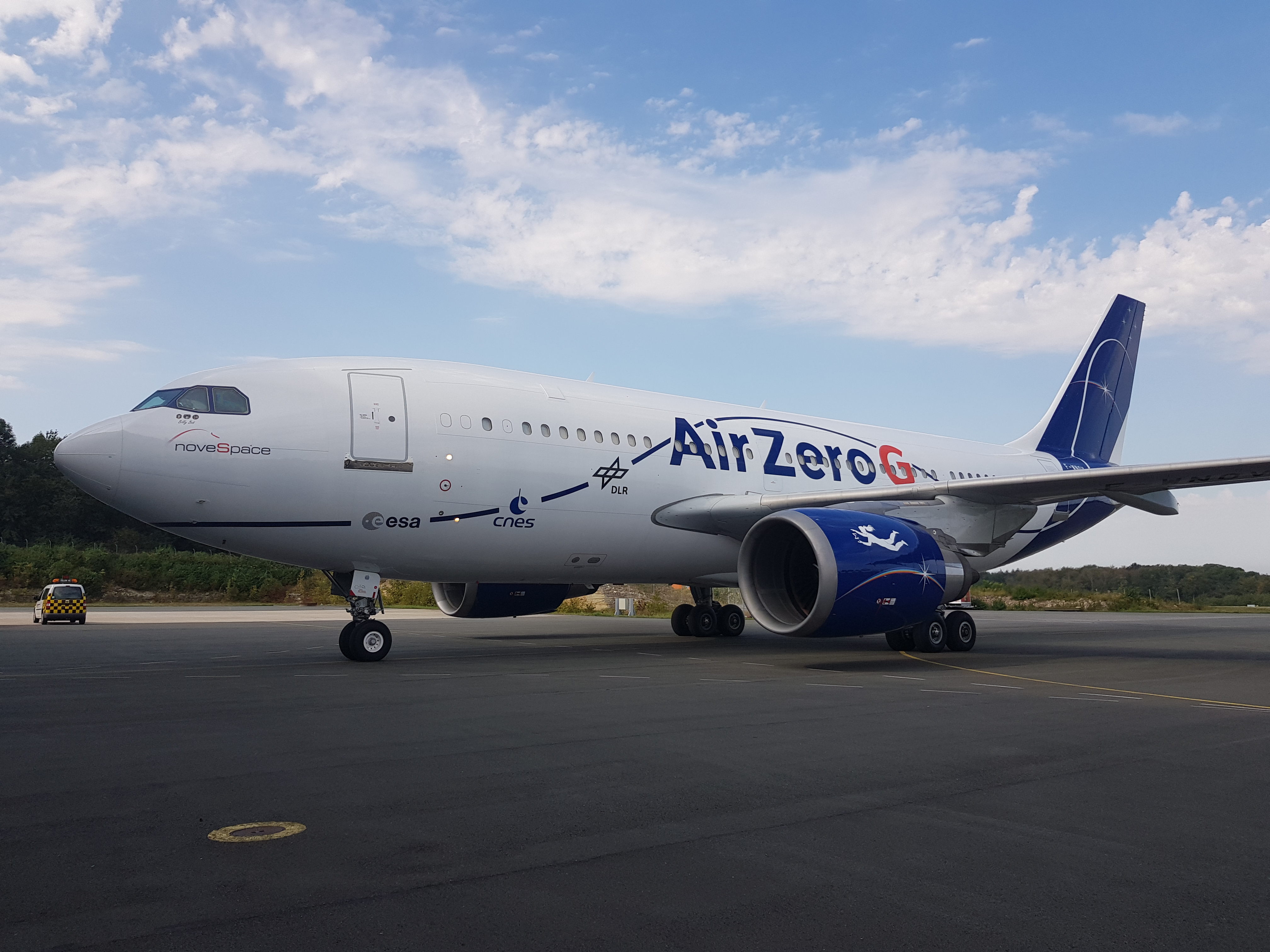 Airbus A310 Zero G (F WNOV, Novespace) — A310 ZERO G dopo l'atterraggio