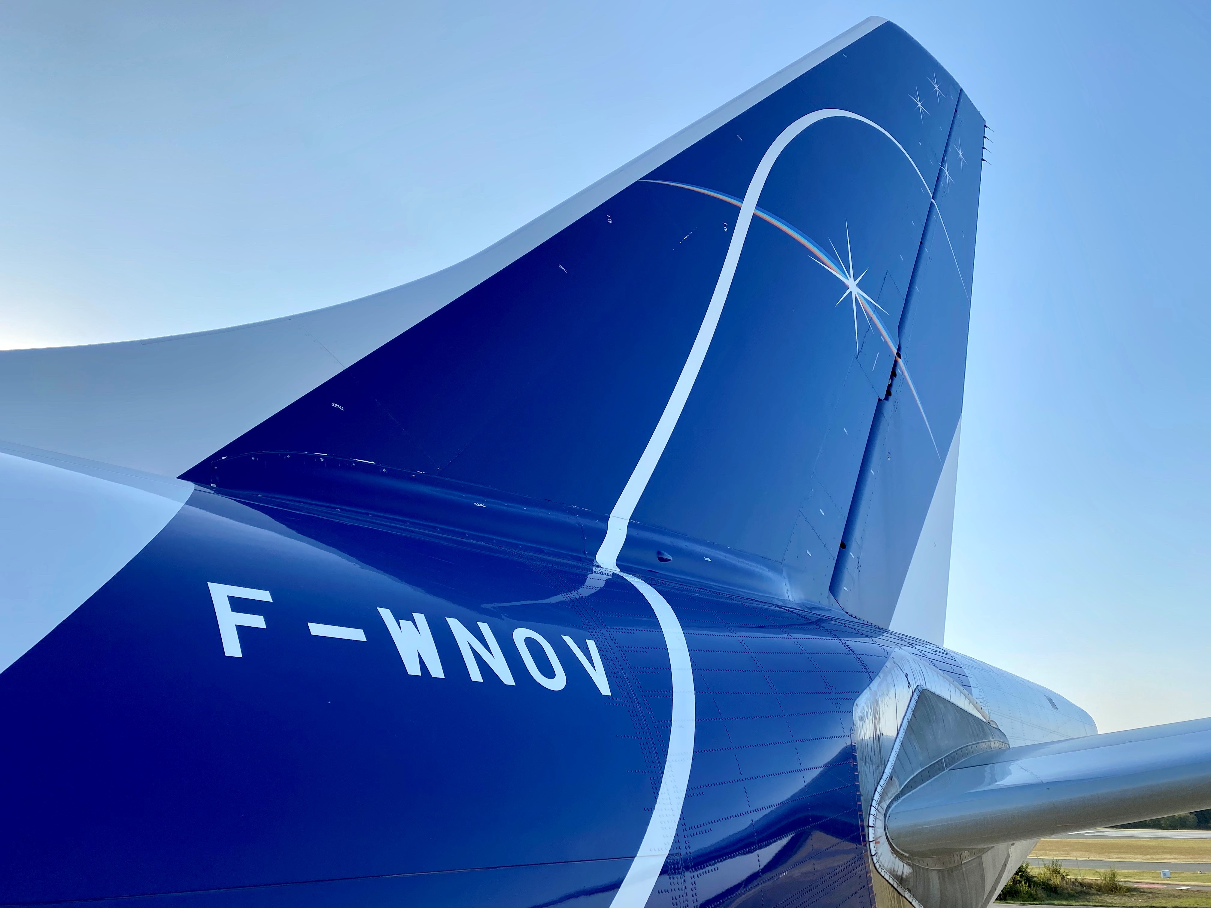 Airbus A310 Zero G (F WNOV, Novespace) — Die Kennung des Novespace Parabelflugzeugs