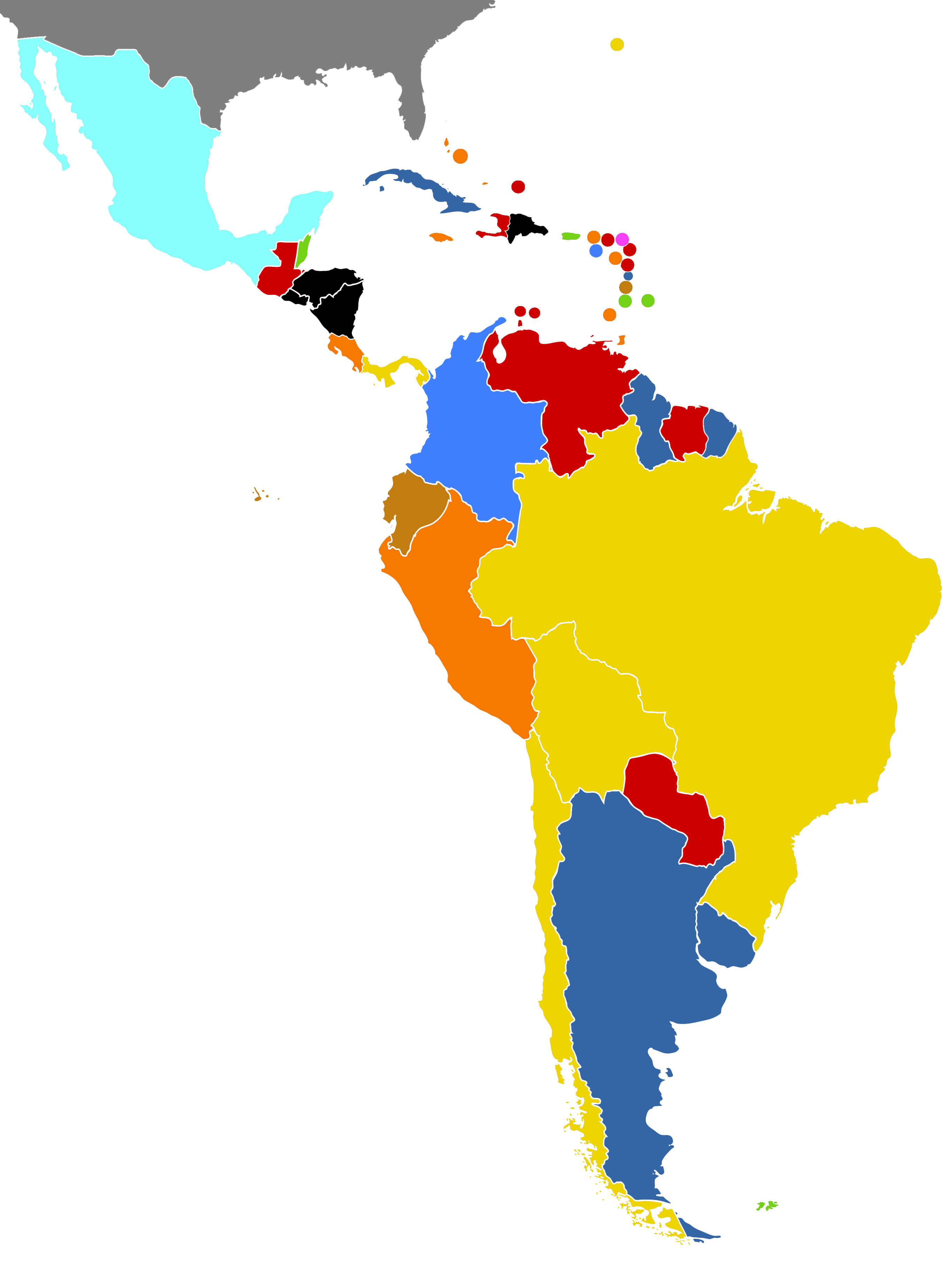 Legal status of abortion in Latin America