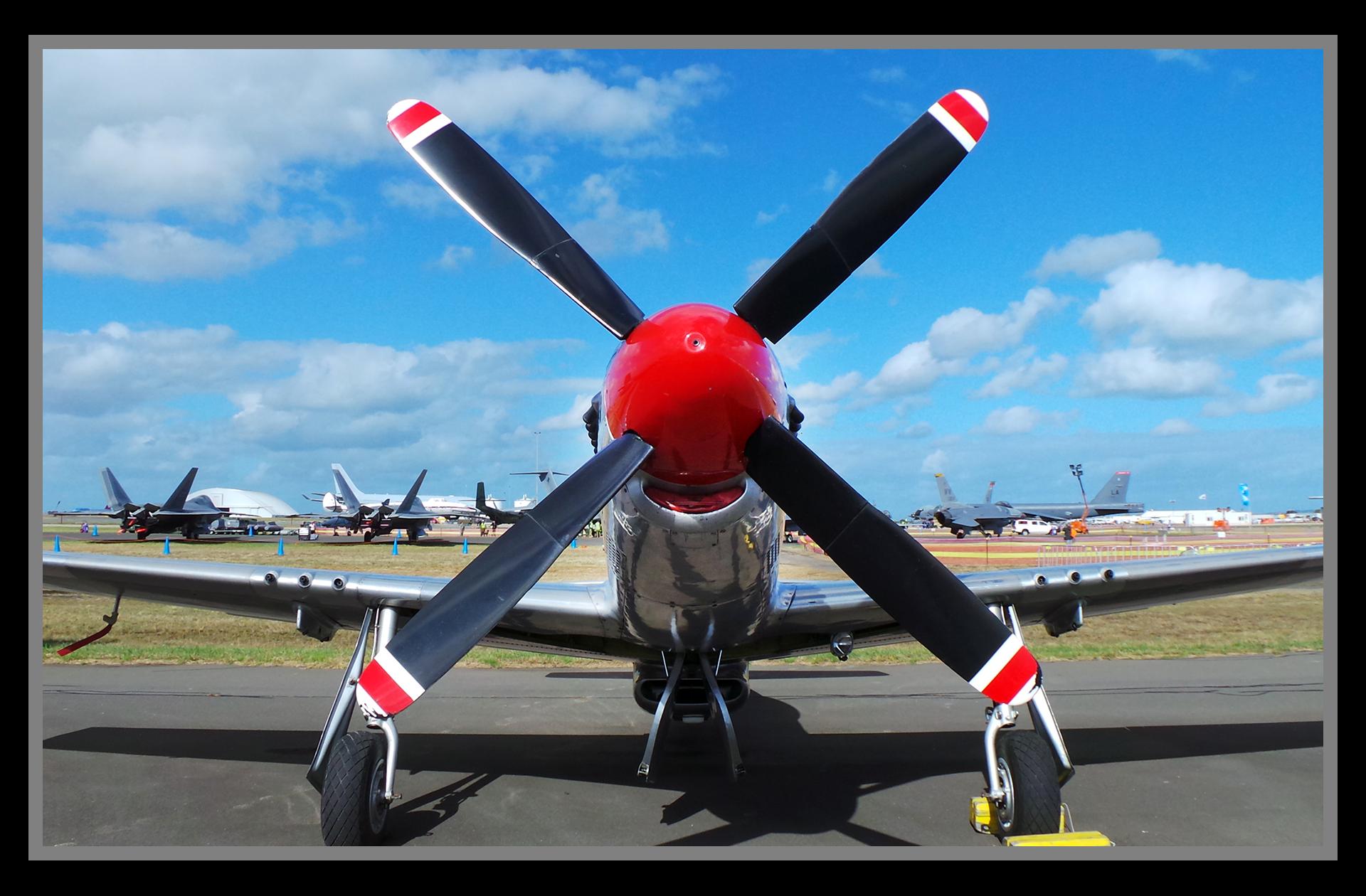 Avalon Air Show, Mustang de frente, A68-118-2