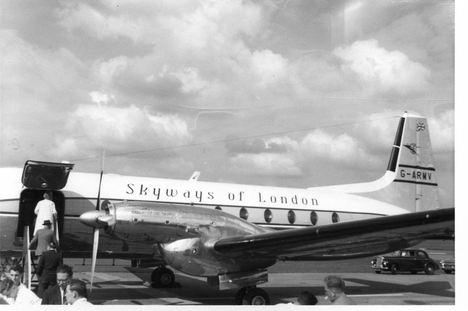 Avro 748 Srs 1 G ARMV al salone di Farnborough, 9 settembre 1961