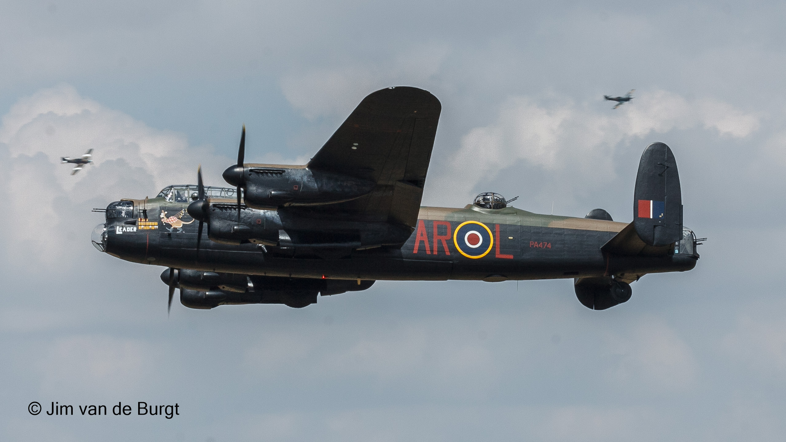 Avro Lancaster PA474 (BBMF), immagine d'archivio (RIAT, Fairford, 2018)