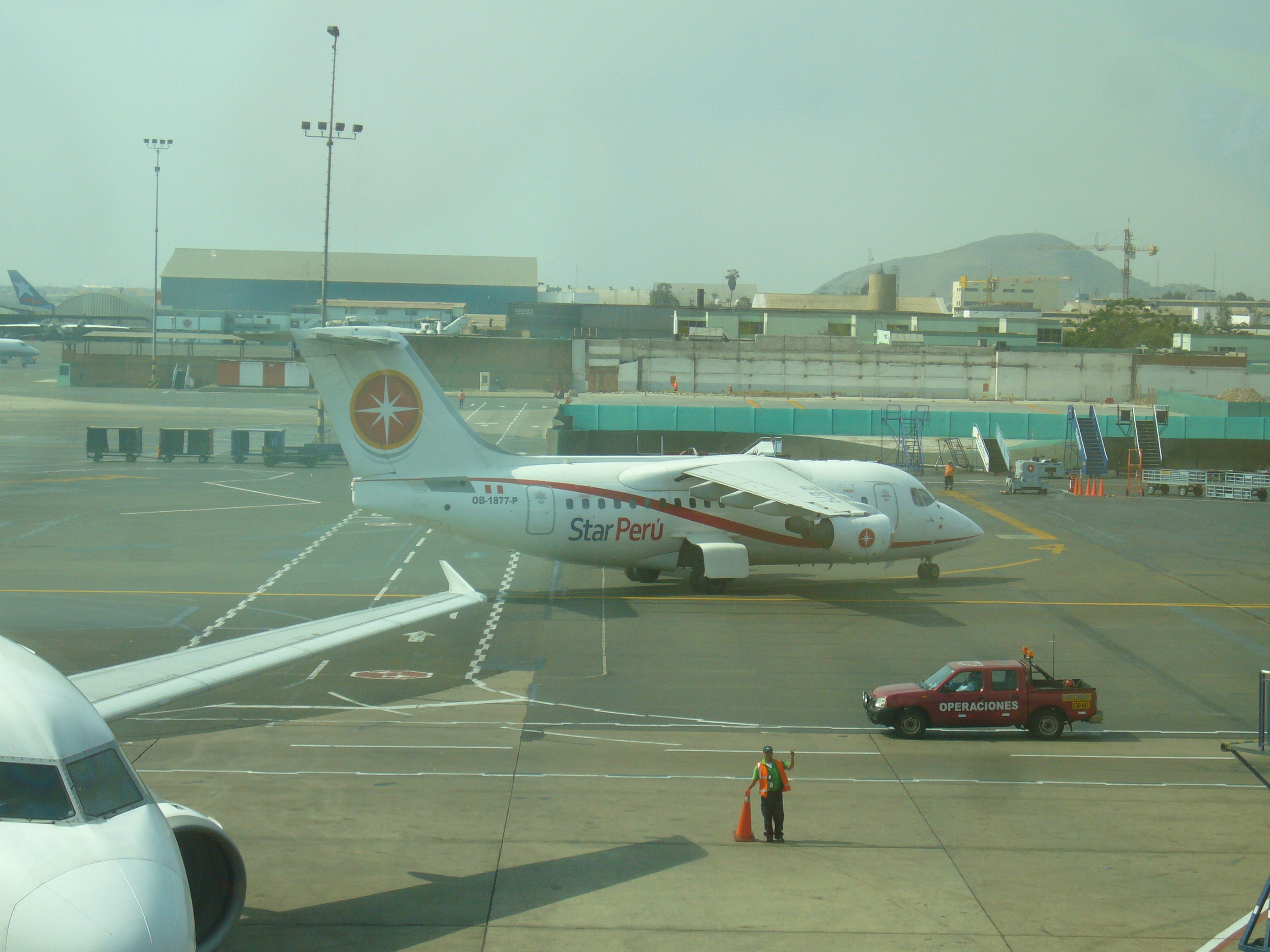 Avro RJ70 of Star Perúa at Jorge Chávez