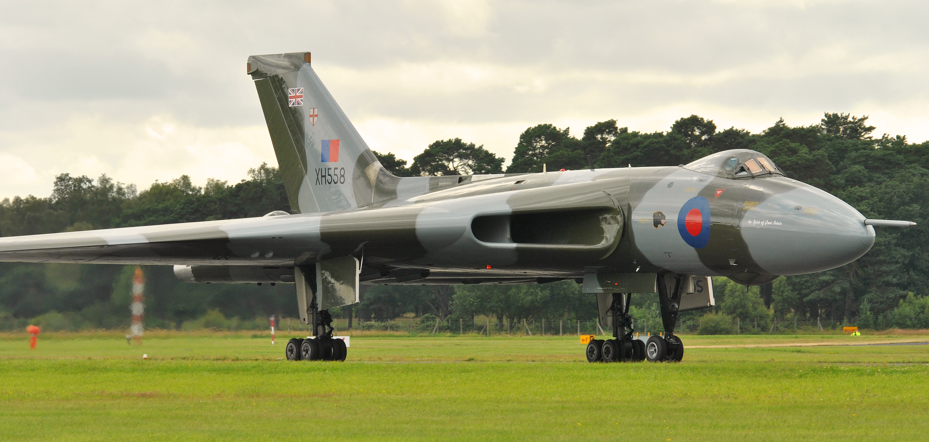 Avro Vulcan en el Salón Aeronáutico de Farnborough 2012