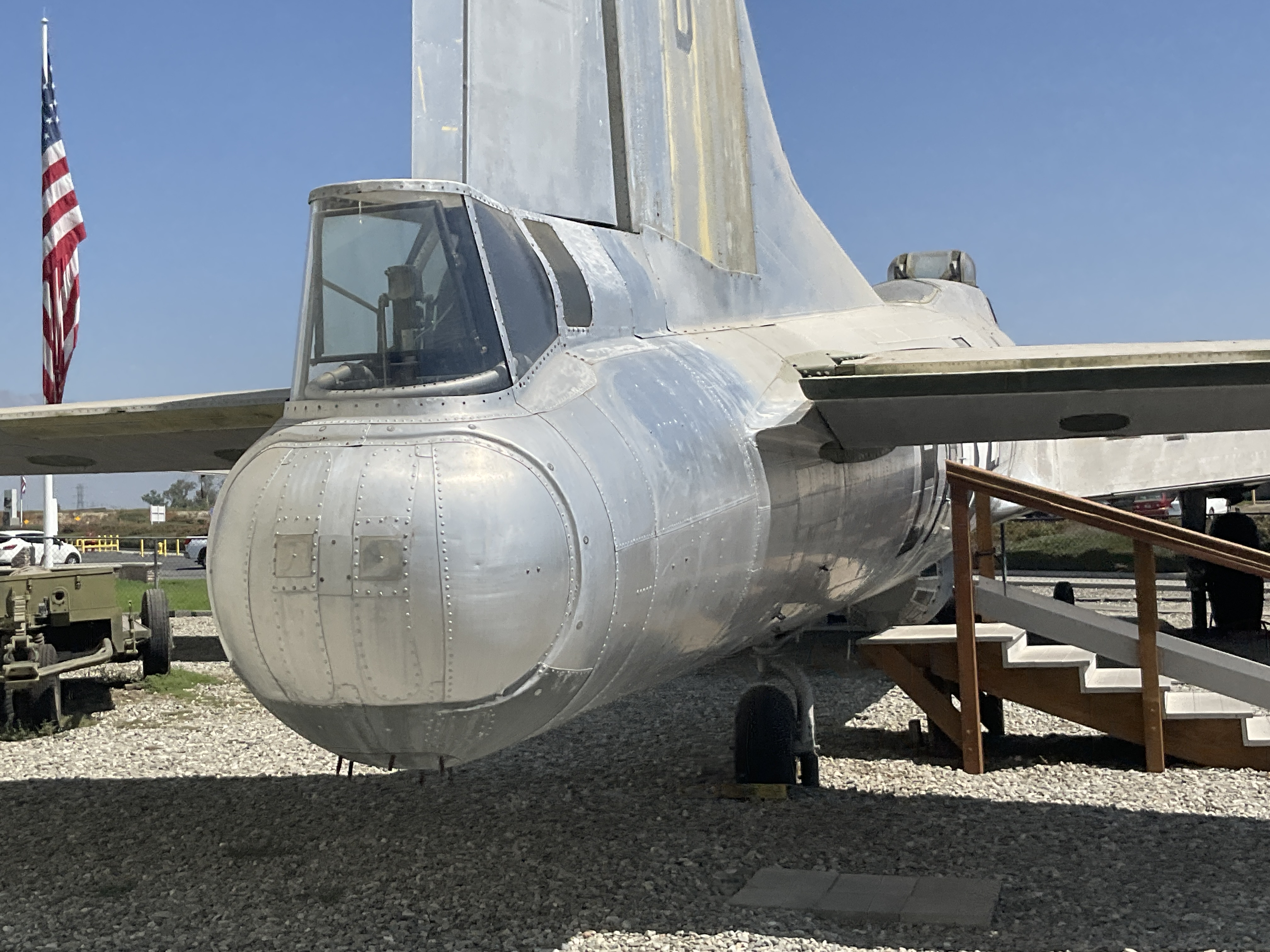 B-17 tail gunner area