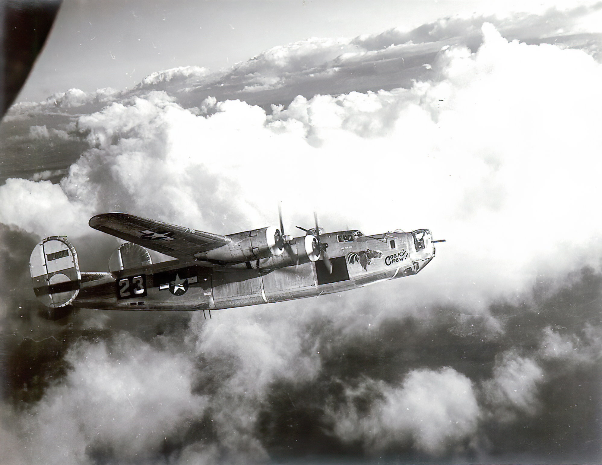 B-24G "Cocky Crew" del 451º BG en vuelo