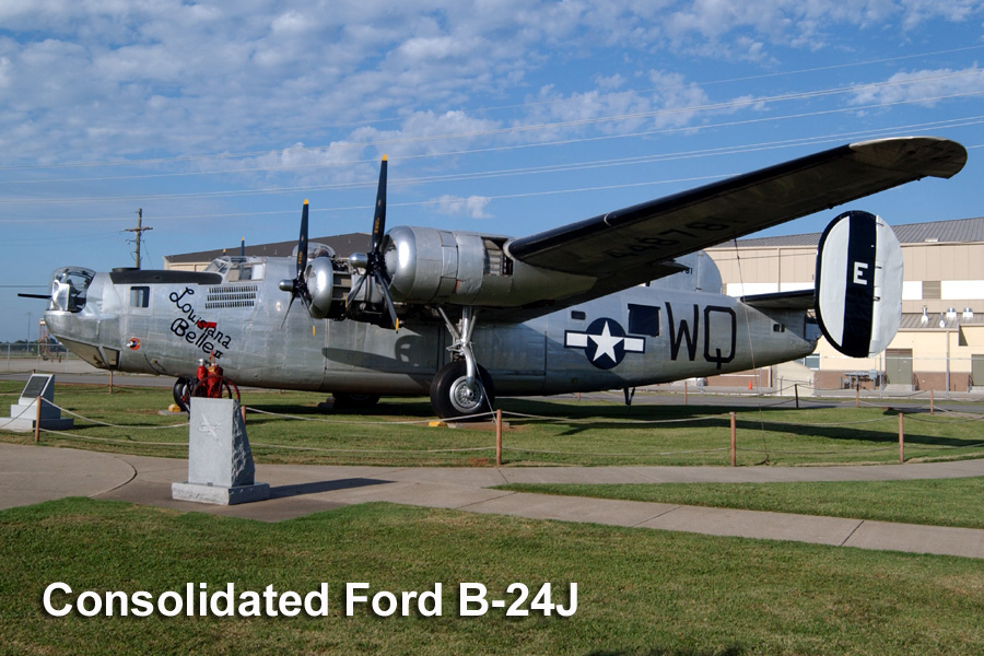 B-24 Liberator expuesto en el 8th Air Force Museum