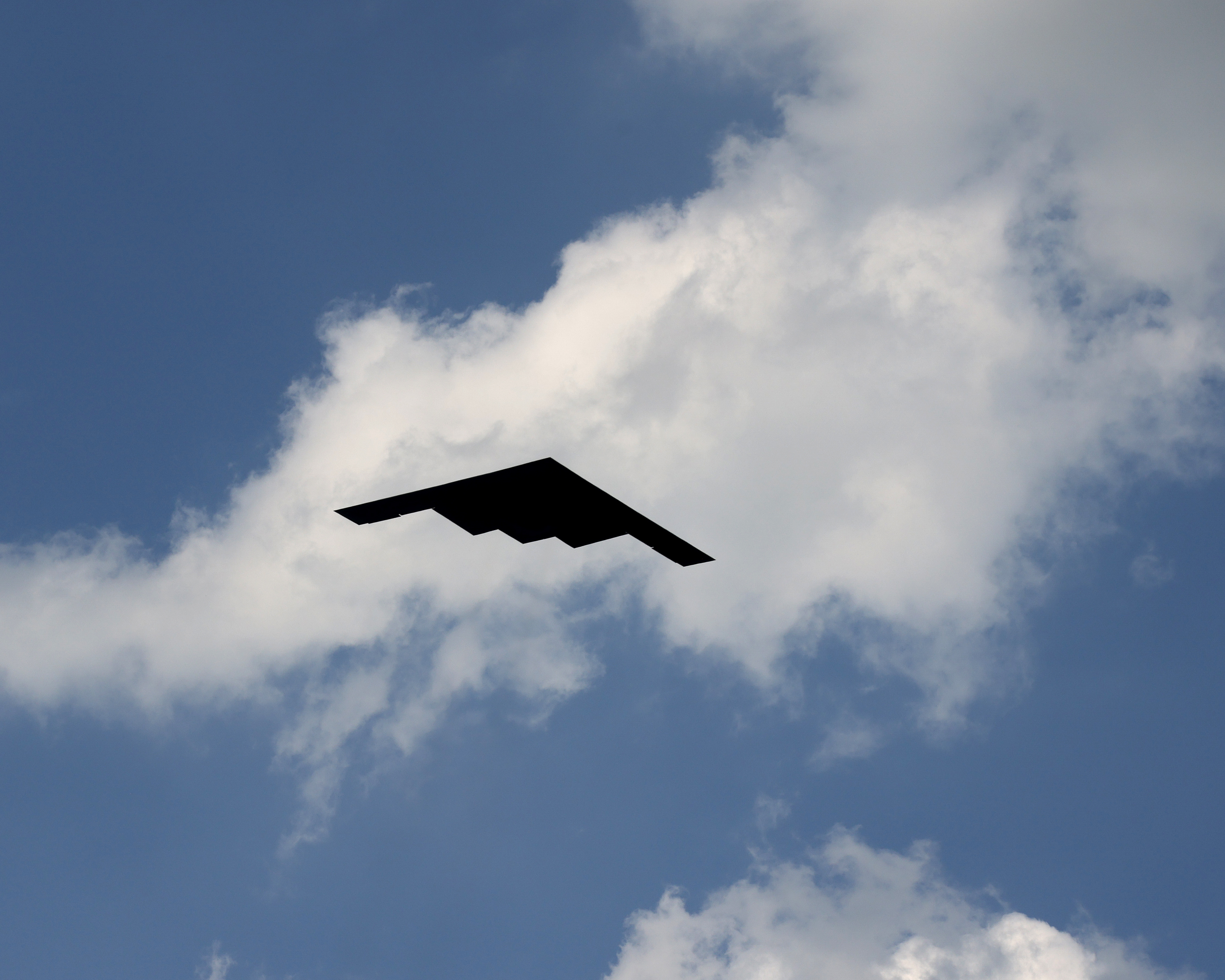 Überflug einer B-2 Spirit bei den 147. Preakness Stakes