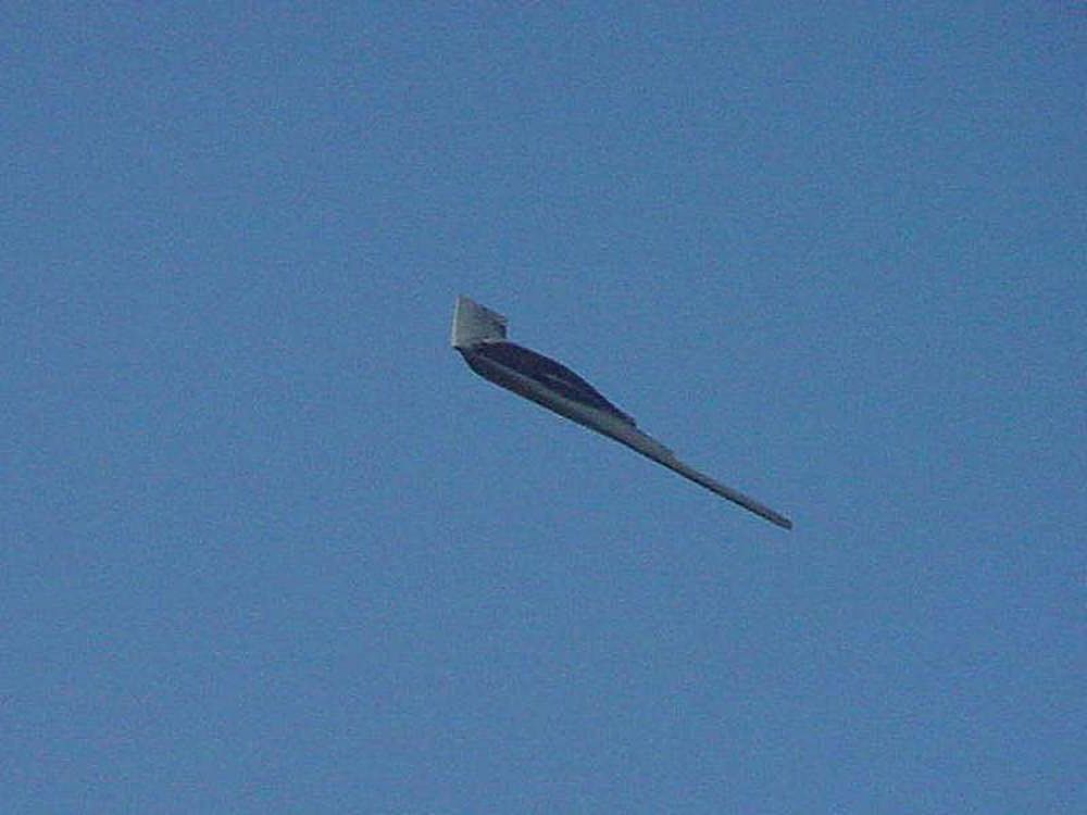 B-2 stealth bomber in flight