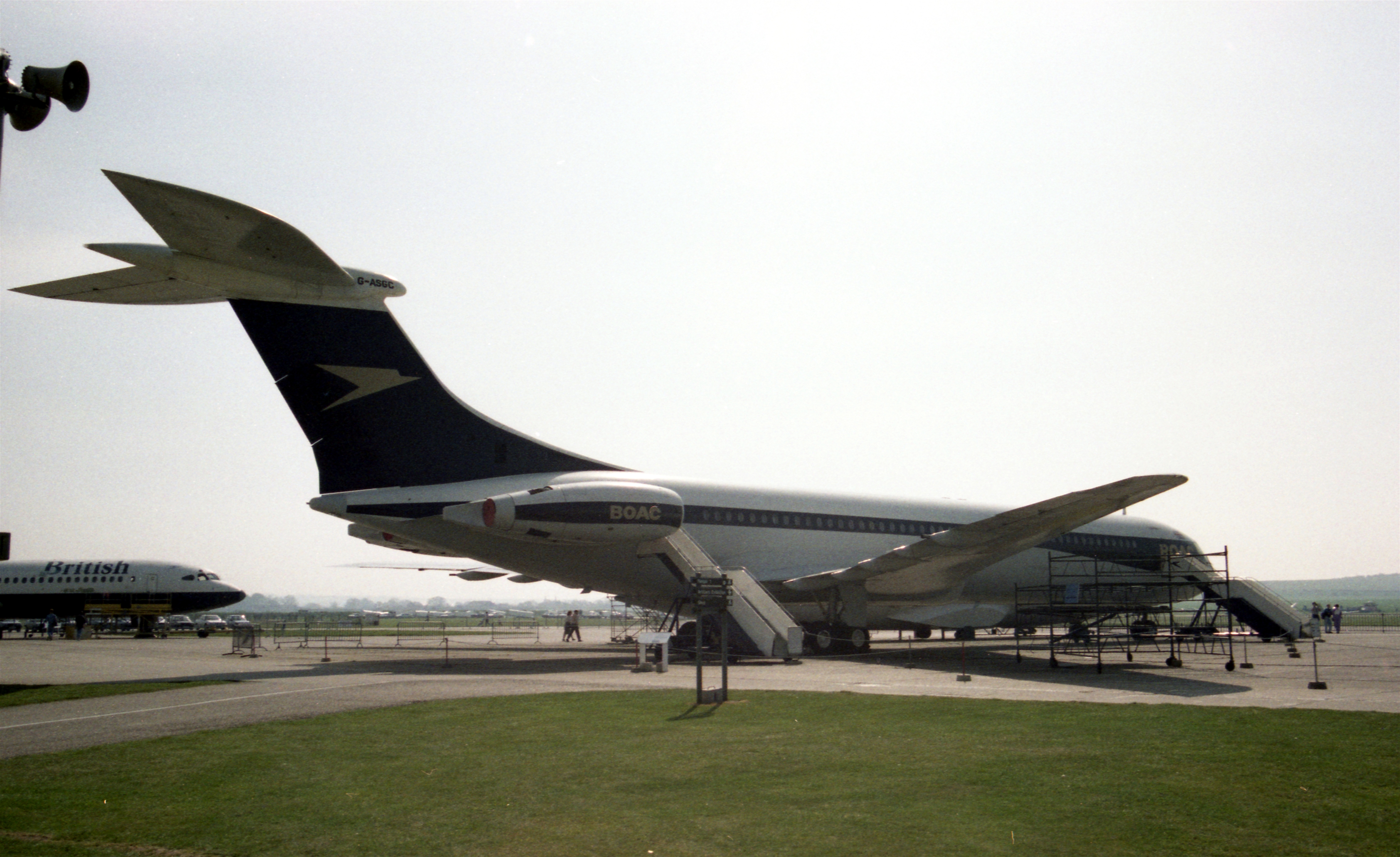 BAC VC10-1151 Super G ASGC a Duxford, 29 aprile 1990