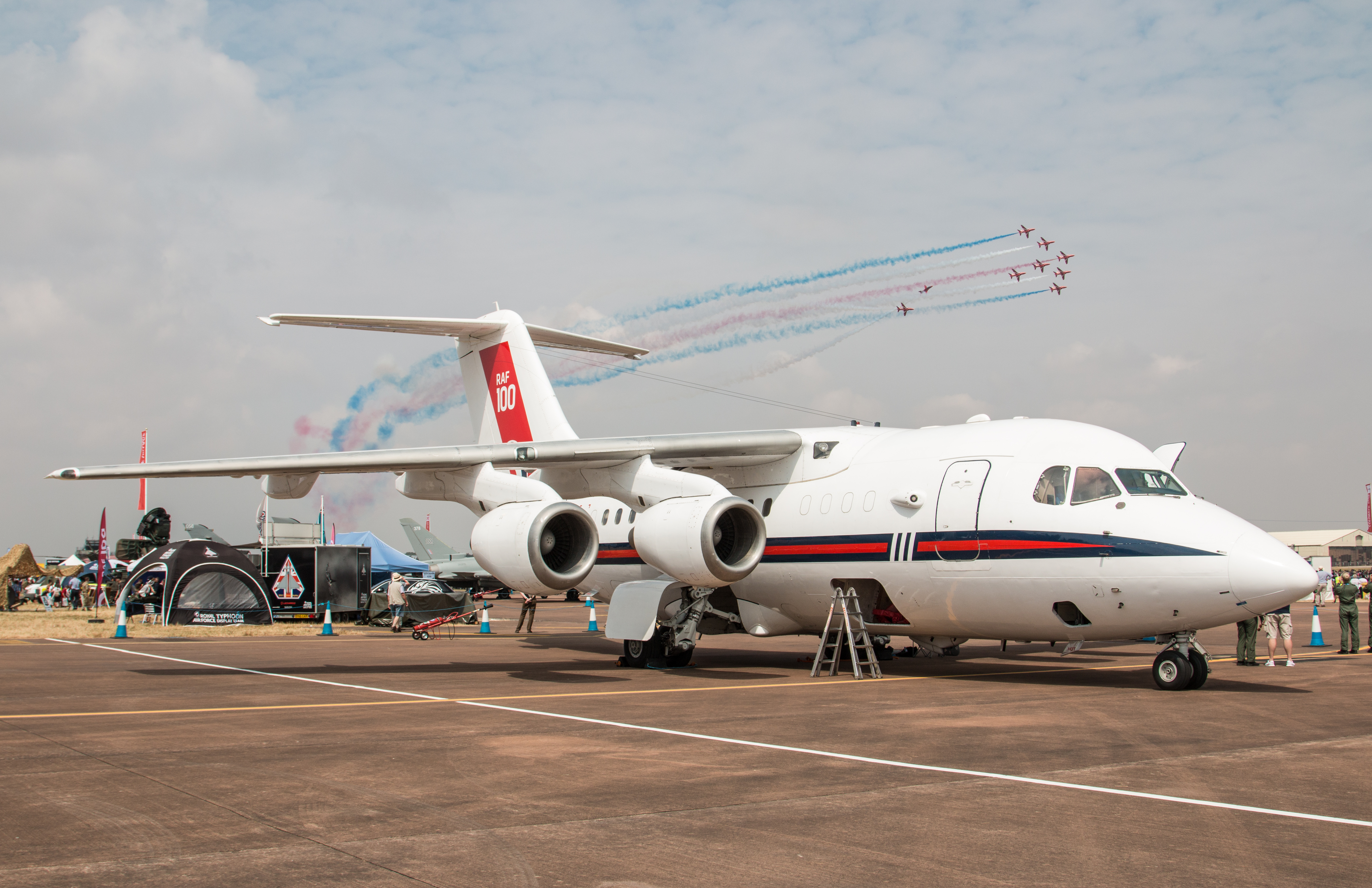 B Ae 146 CC2 della Royal Air Force ZE700 al RIAT Fairford