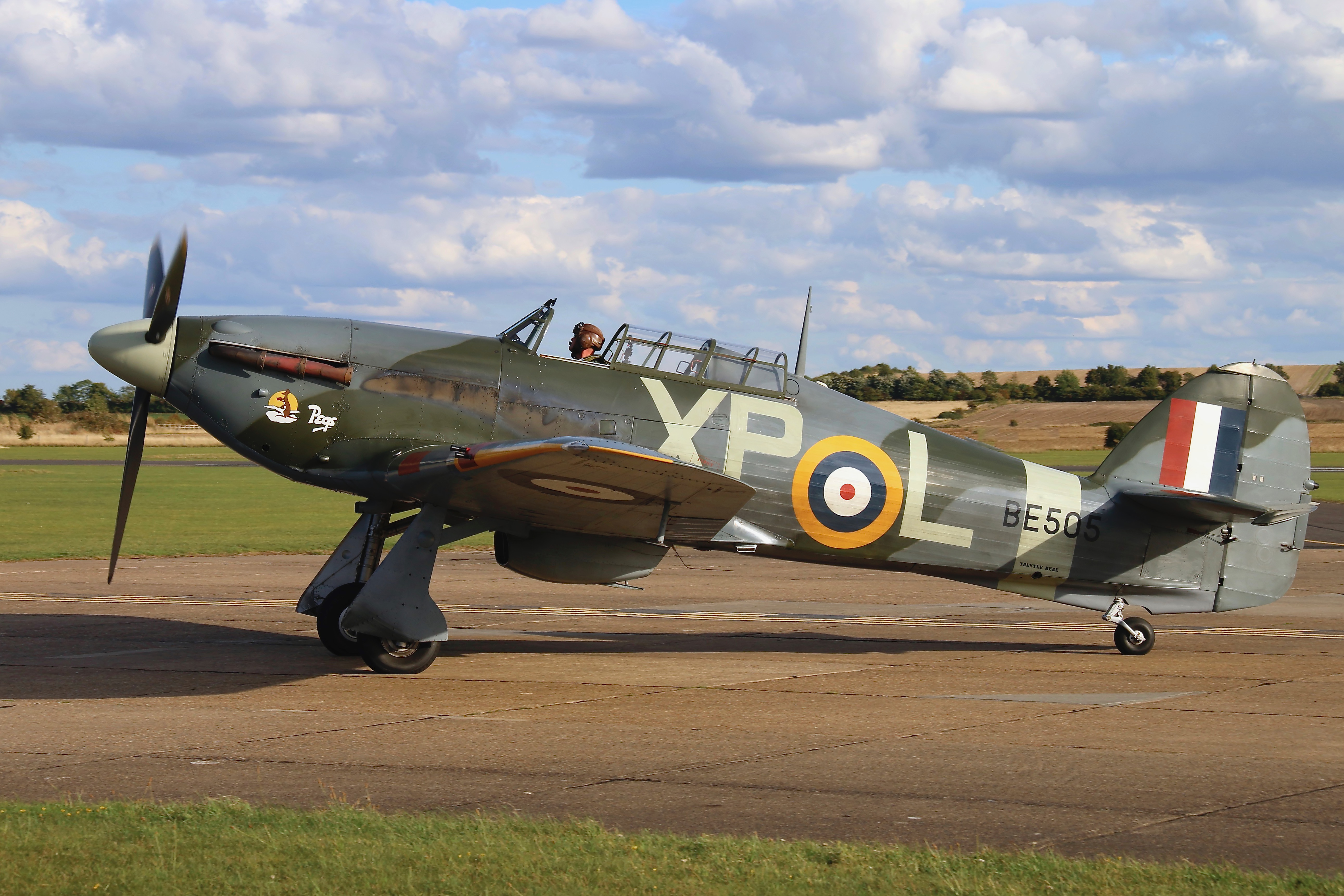 BE505 (G HHII) Hawker Hurricane IIB, Duxford