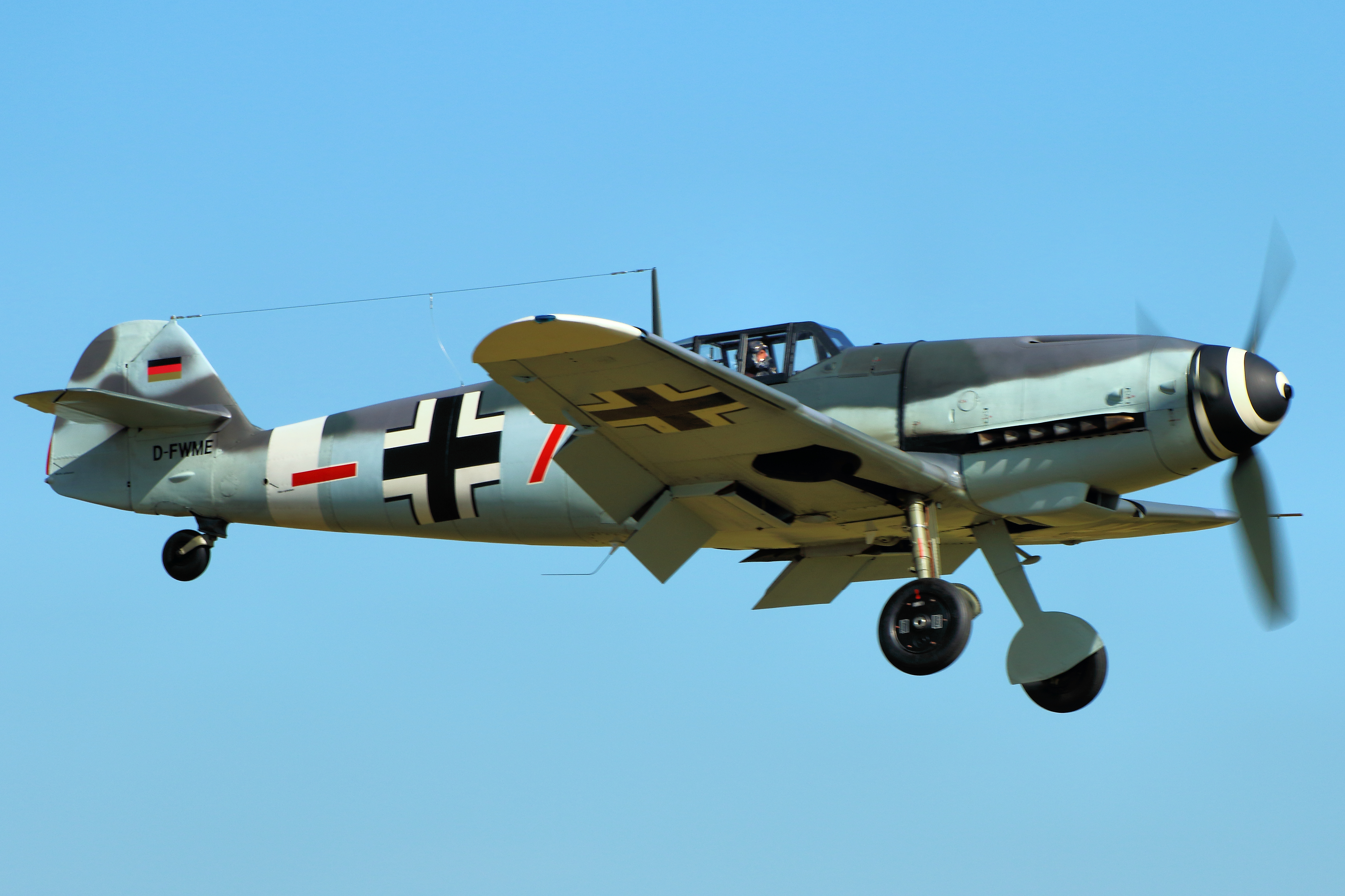 BF-109G Buchon - Flying Legends Duxford 2015
