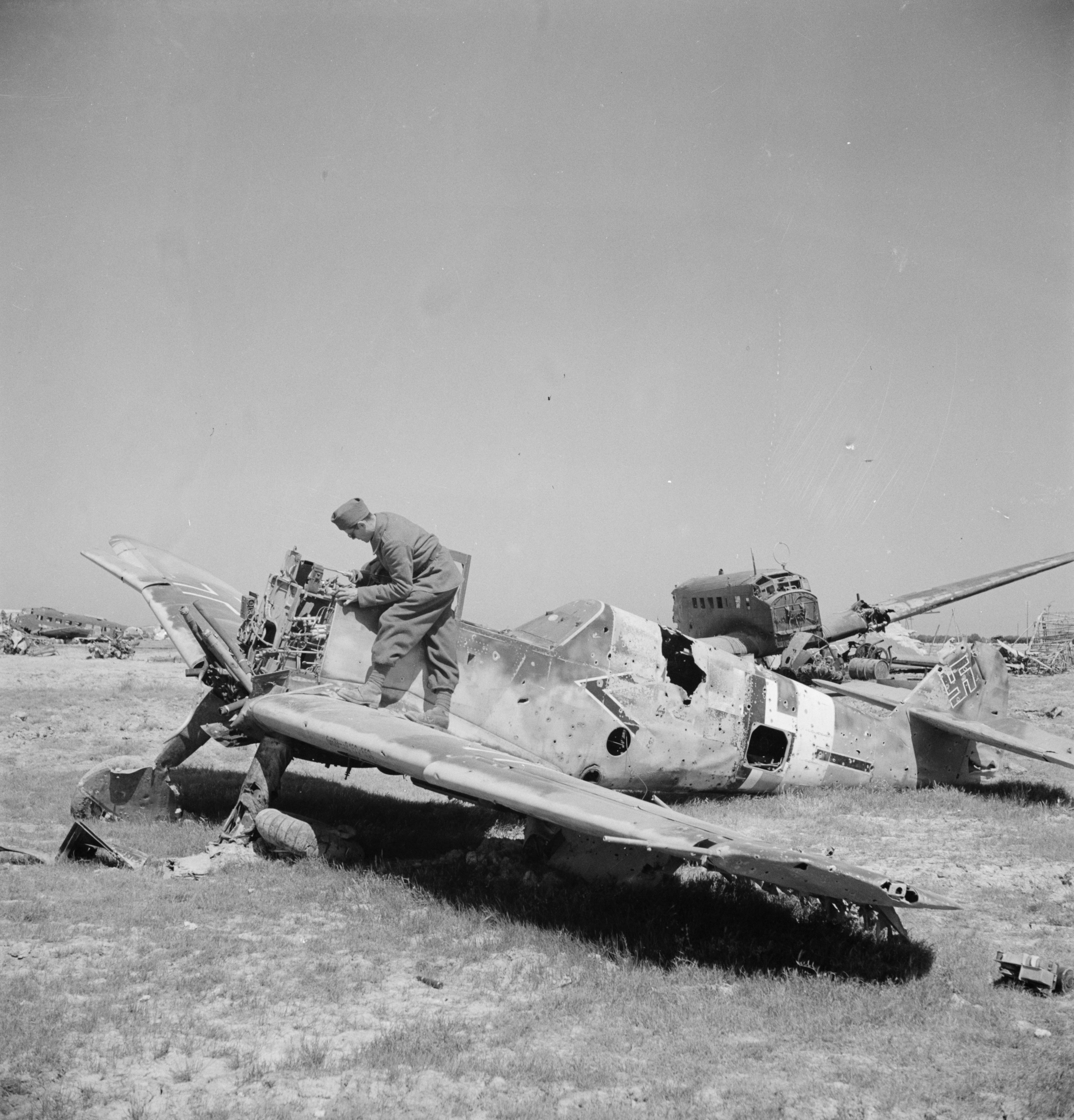 Bf 109, relitto 1, El Aouiana, maggio 1943