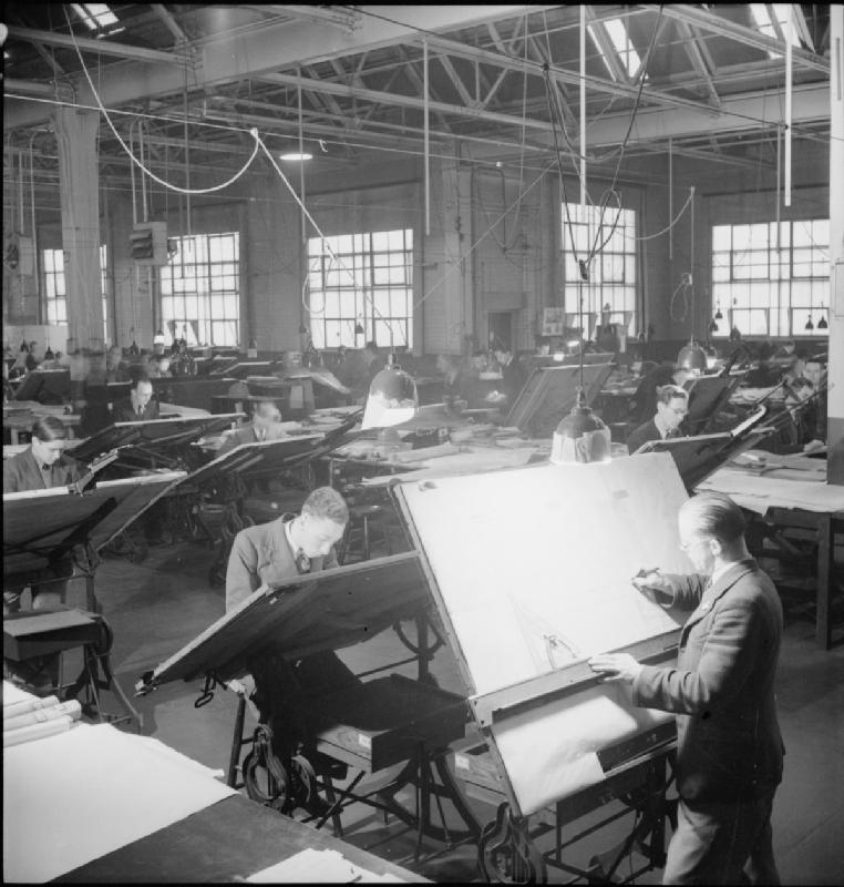 Geburt eines Bombers: die Flugzeugproduktion in Großbritannien, 1942. D7081