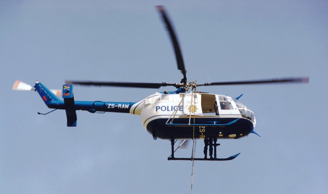Bo 105 CBS-5 ZS RAW South African Police