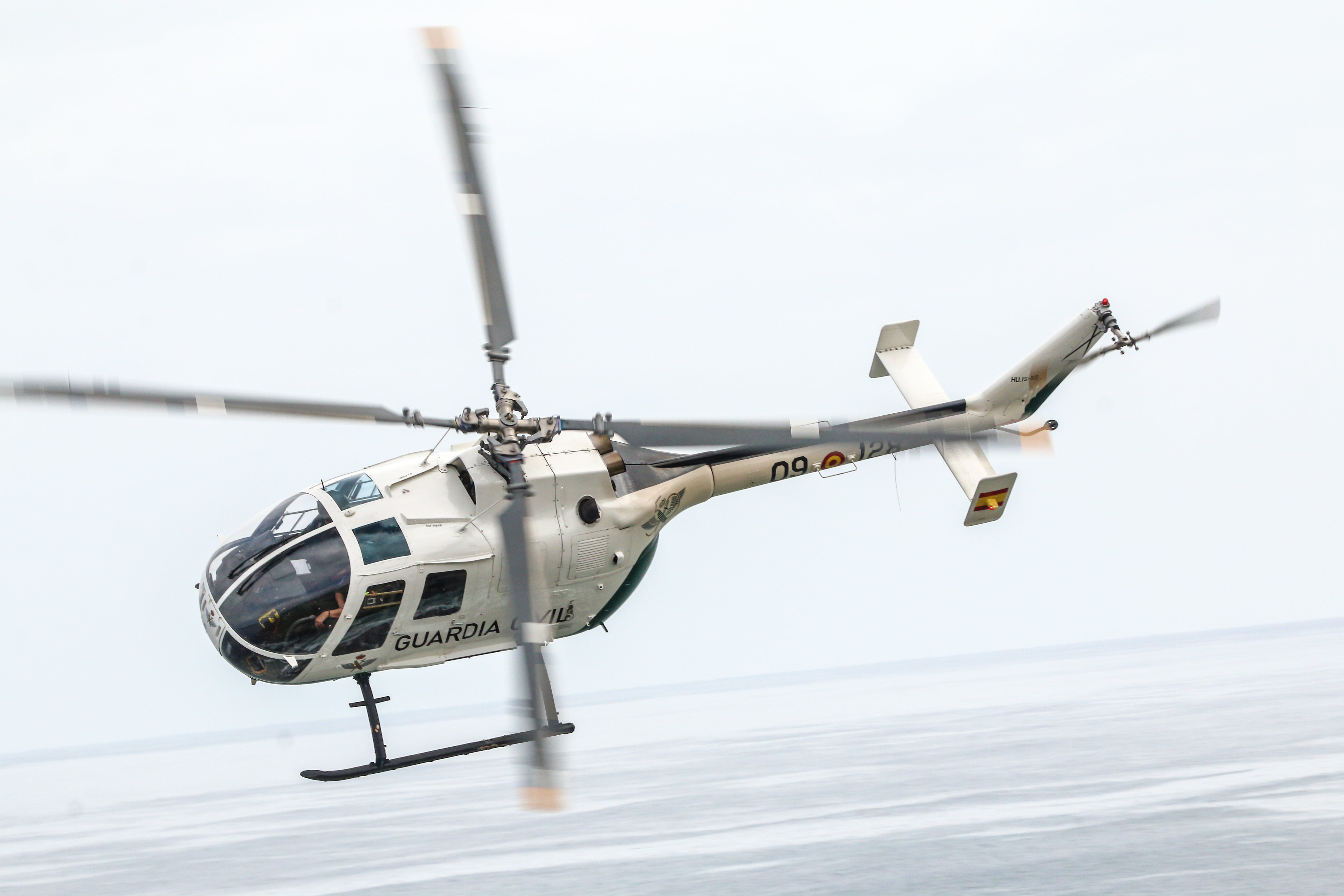 Bo 105 en el festival aéreo internacional de Gijón, 2023 (2)