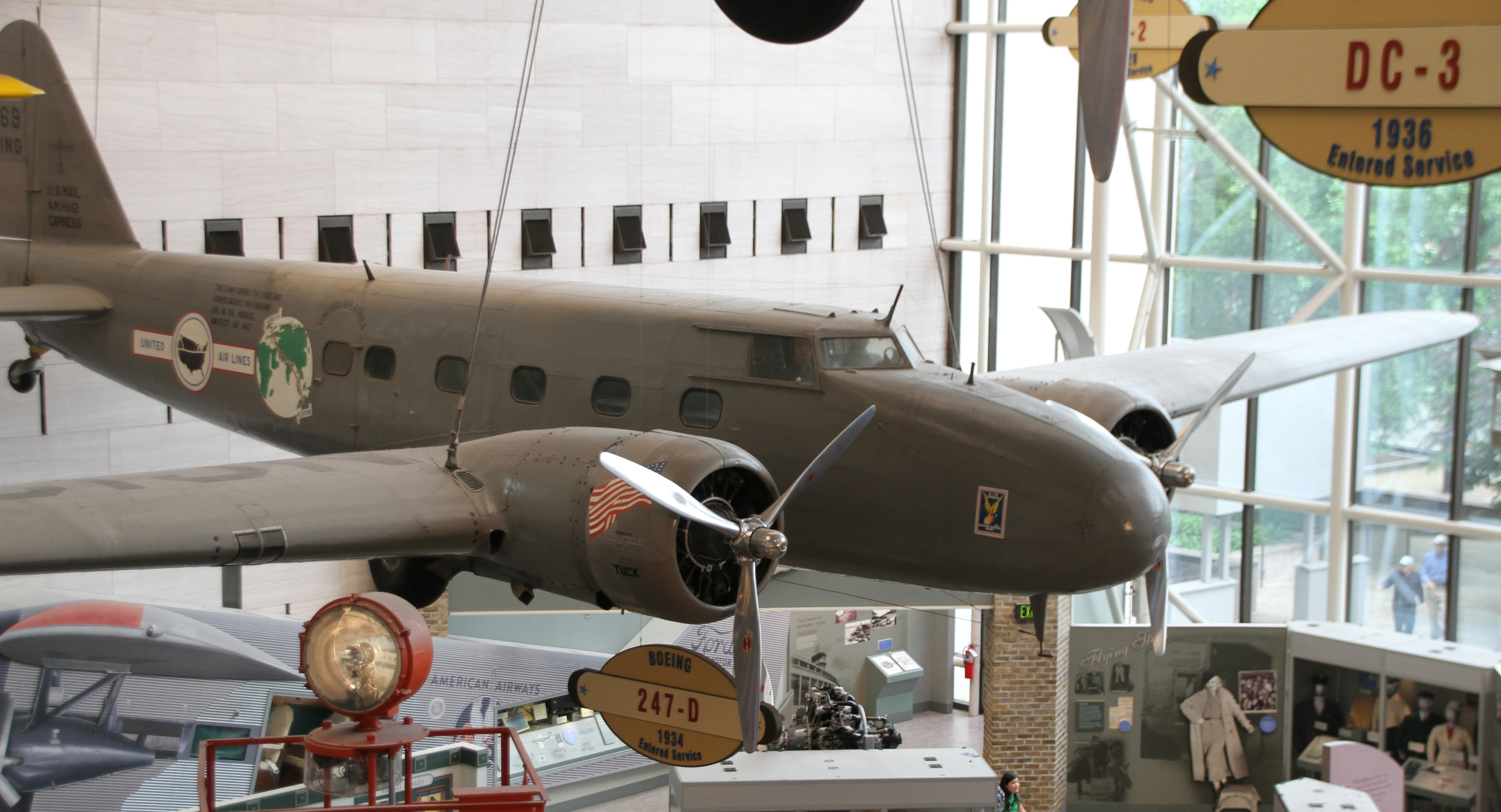 Boeing 247 D, National Air and Space Museum