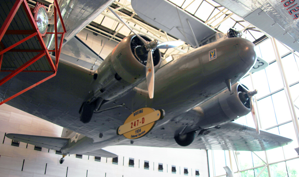 Boeing 247-D, Museo Nacional del Aire y el Espacio Smithsonian