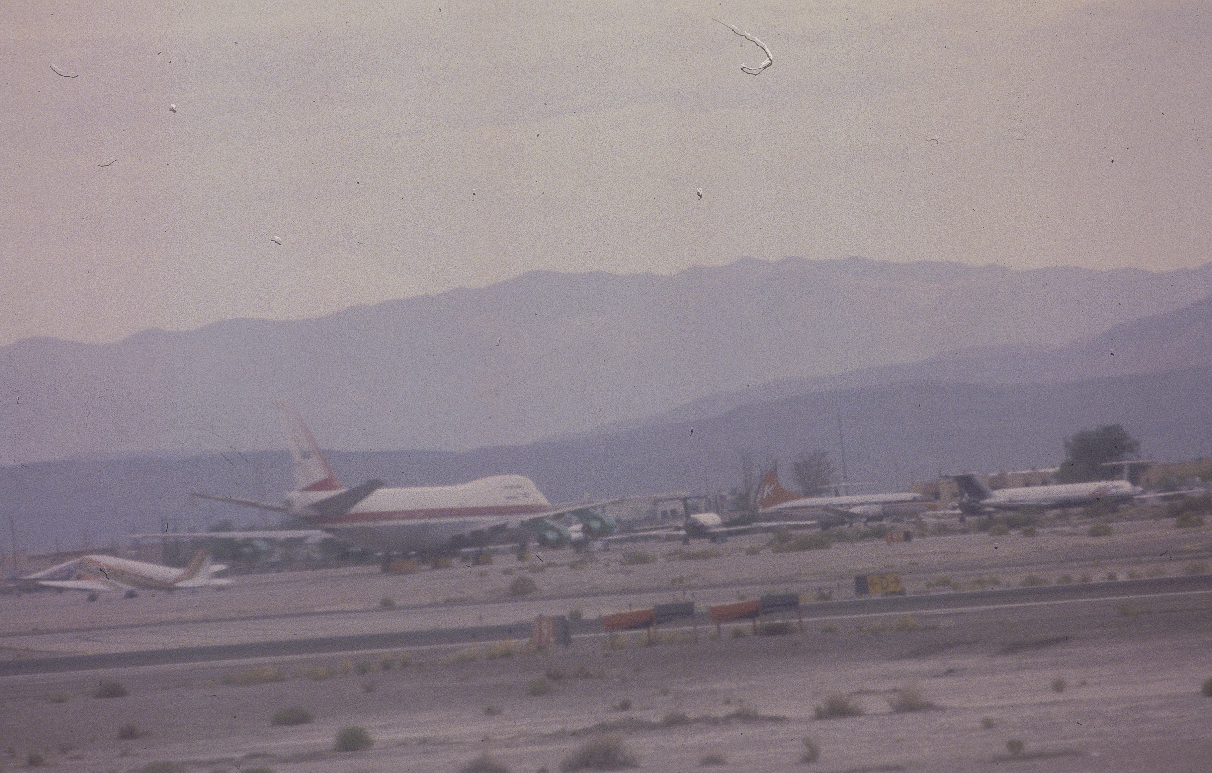 Boeing 747-121 N7470 Boeing - prototipo, Las Vegas, 18 de julio de 1984.