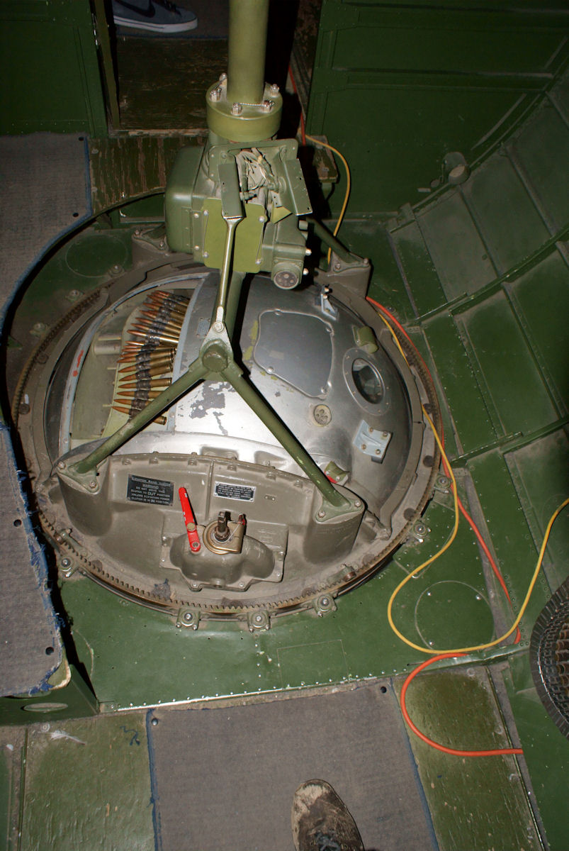 Boeing B-17G-95 DL Flying Fortress Inside Ball Turrett EASM 4Feb2010