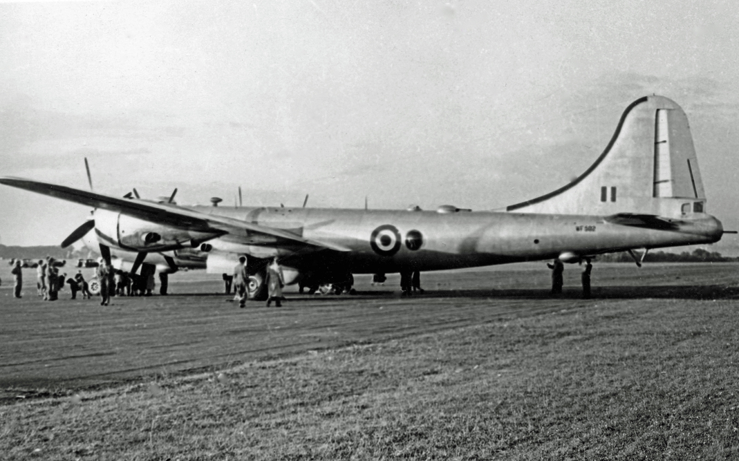 Boeing B-29A Washington B 1 WF502, 90 Sqn, Hooton Park, 20 September 1952