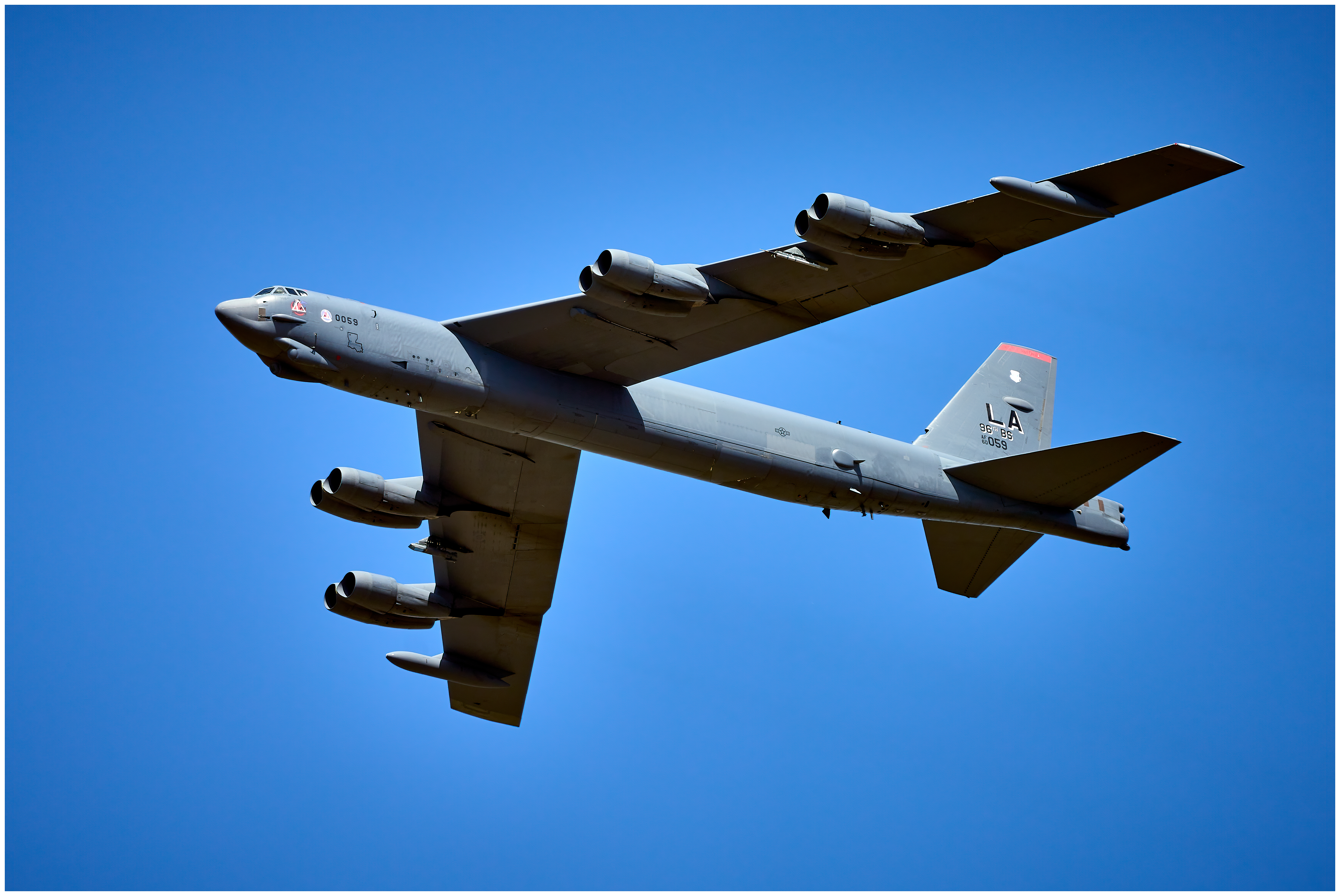Boeing B-52 Stratofortress flypass
