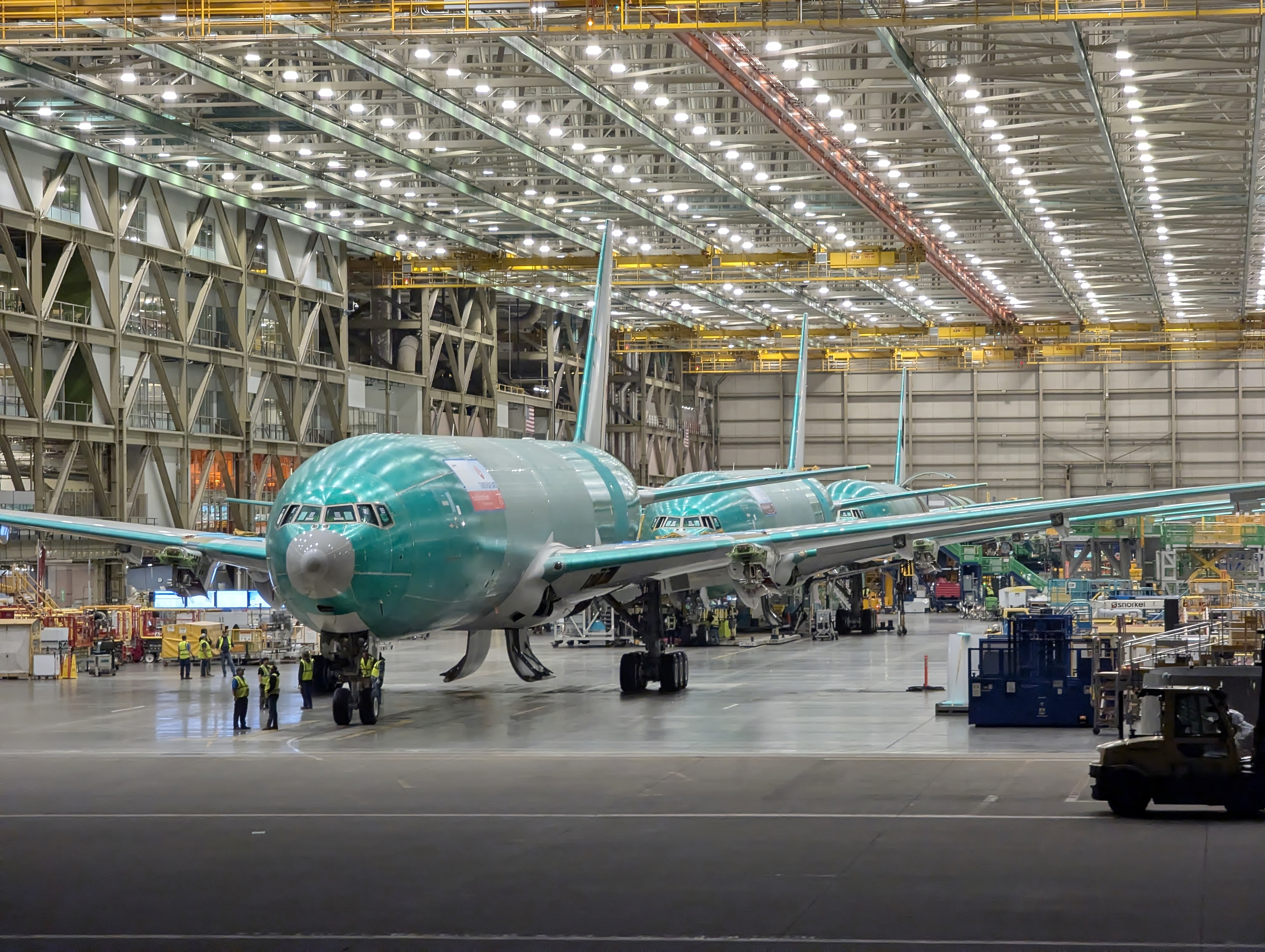 Boeing Everett Factory - 777X fuselages