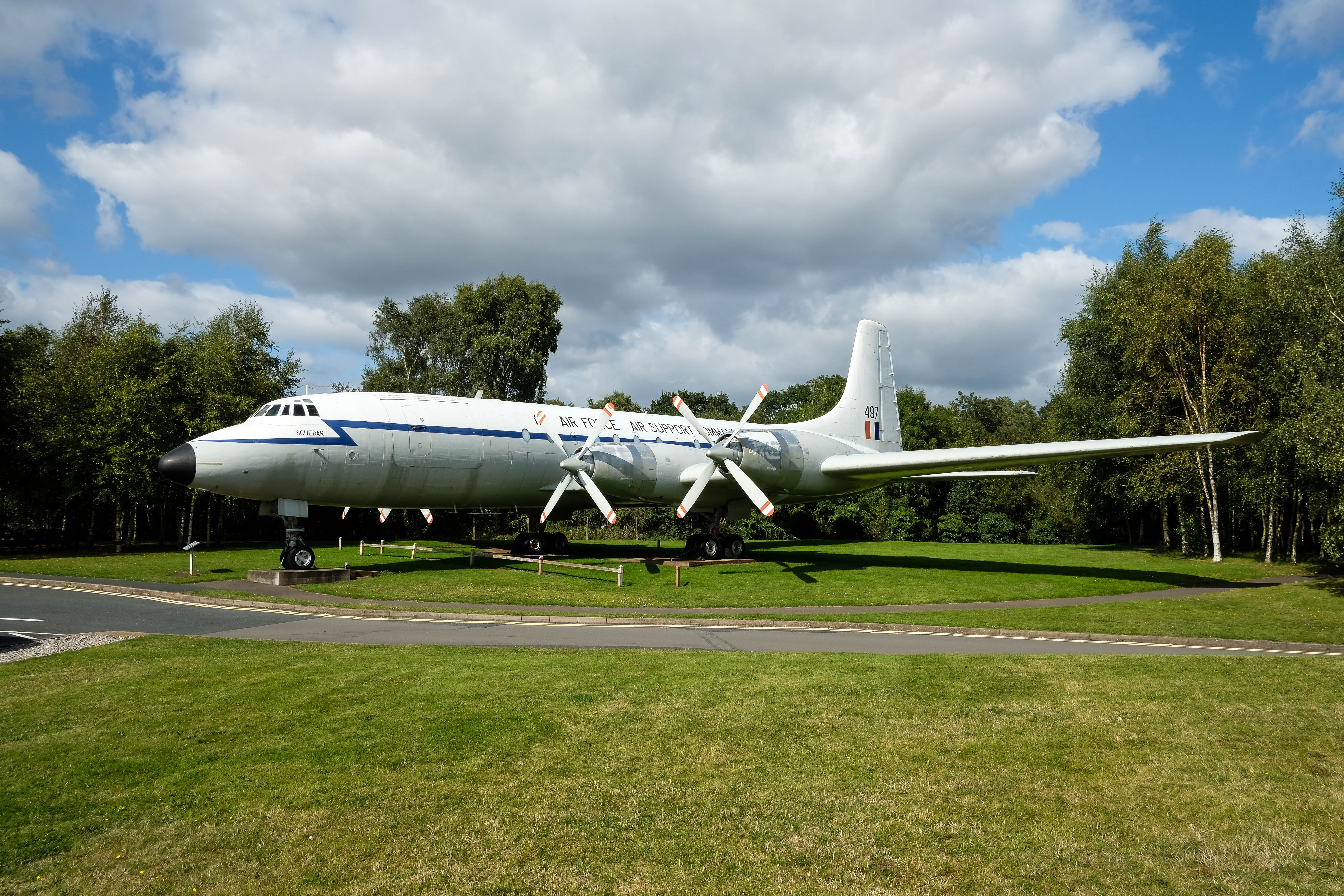 Bristol Britannia 312 en el RAF Museum Cosford