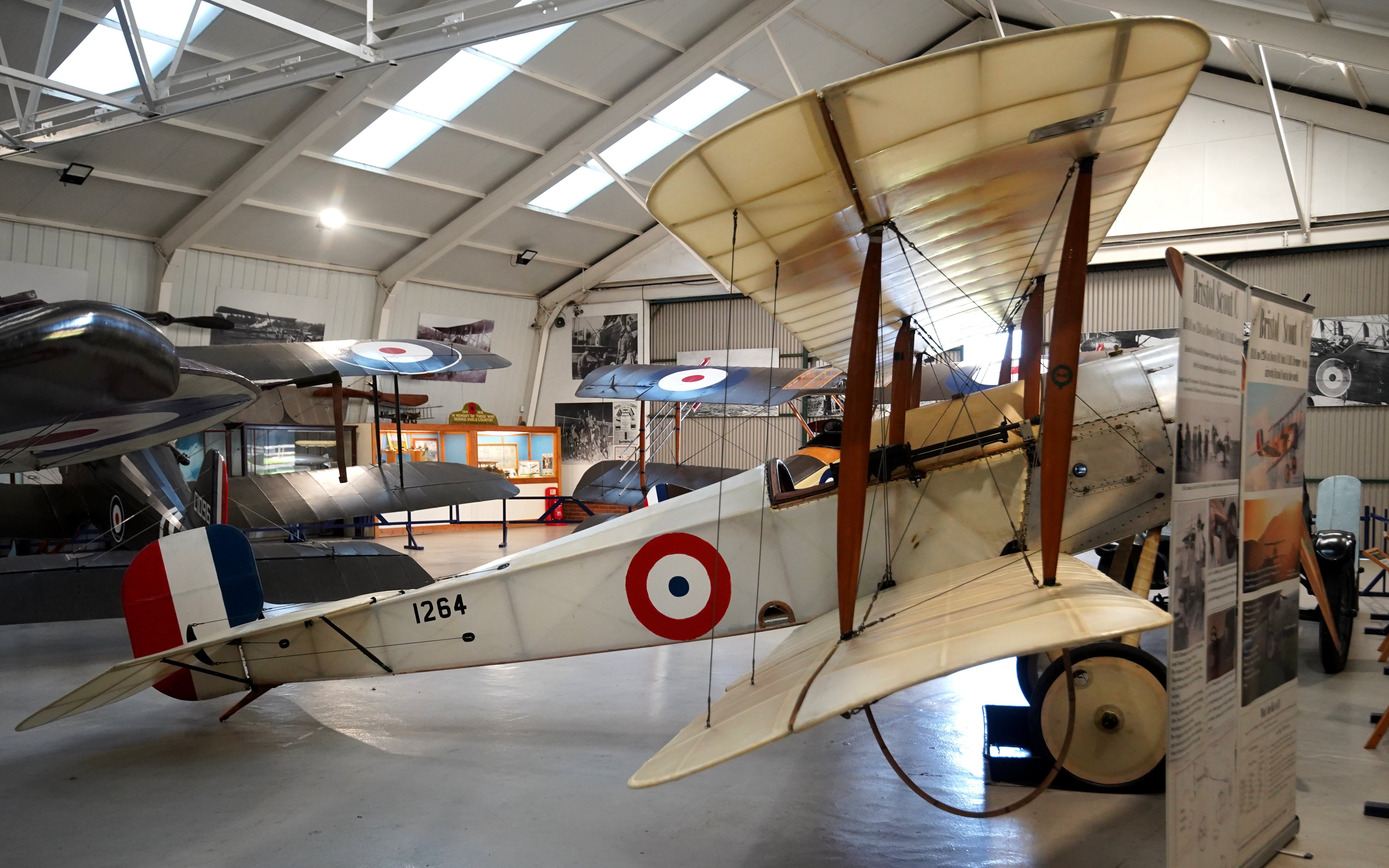 Bristol Scout C, immagine d'archivio (collezione Shuttleworth)