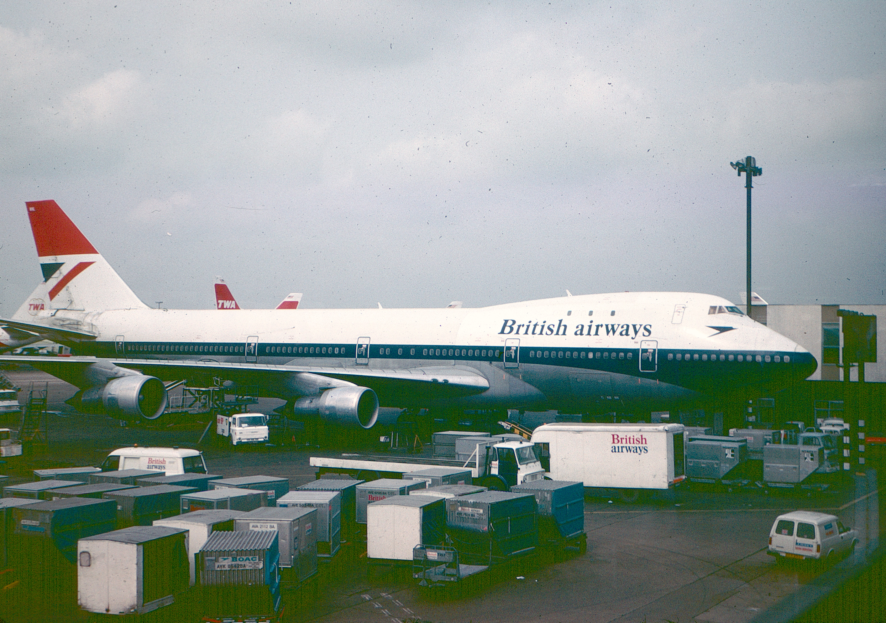 British Airways B747-100 Heathrow 1979