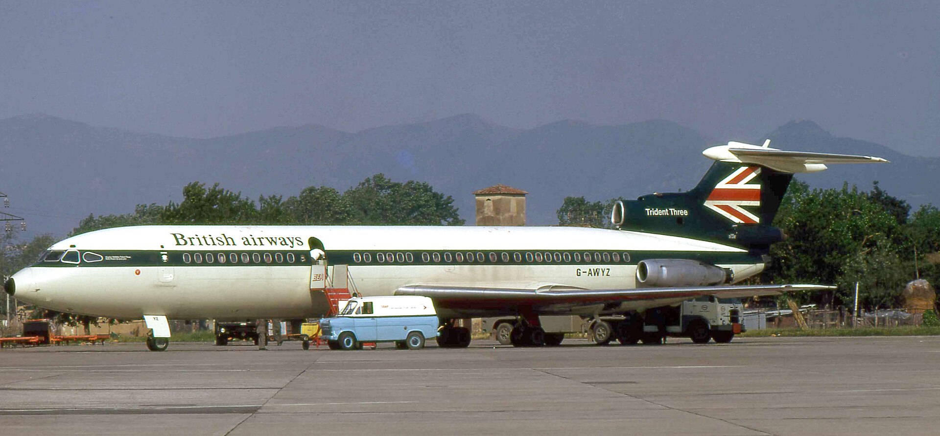 British Airways Trident G AWYZ 01