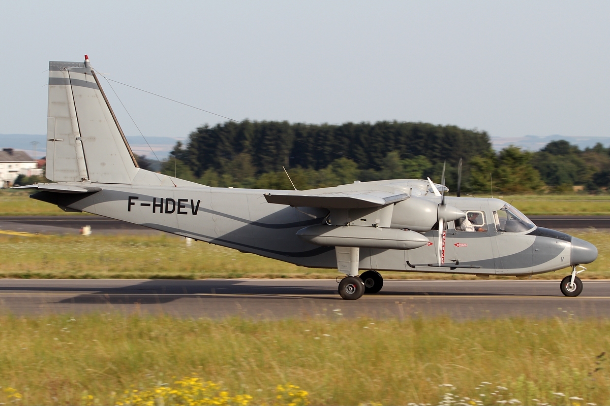 Britten Norman BN-2T Islander CAE Aviation F HDEV, LUX Luxembourg (Findel), Luxembourg PP