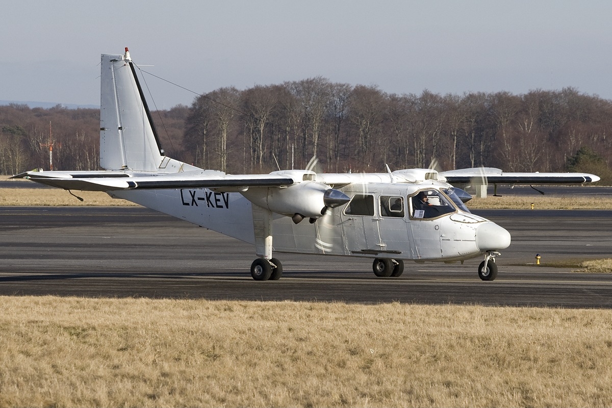 Britten Norman BN-2T Islander CAE Aviation LX KEV, LUX Luxembourg (Findel), Luxembourg PP