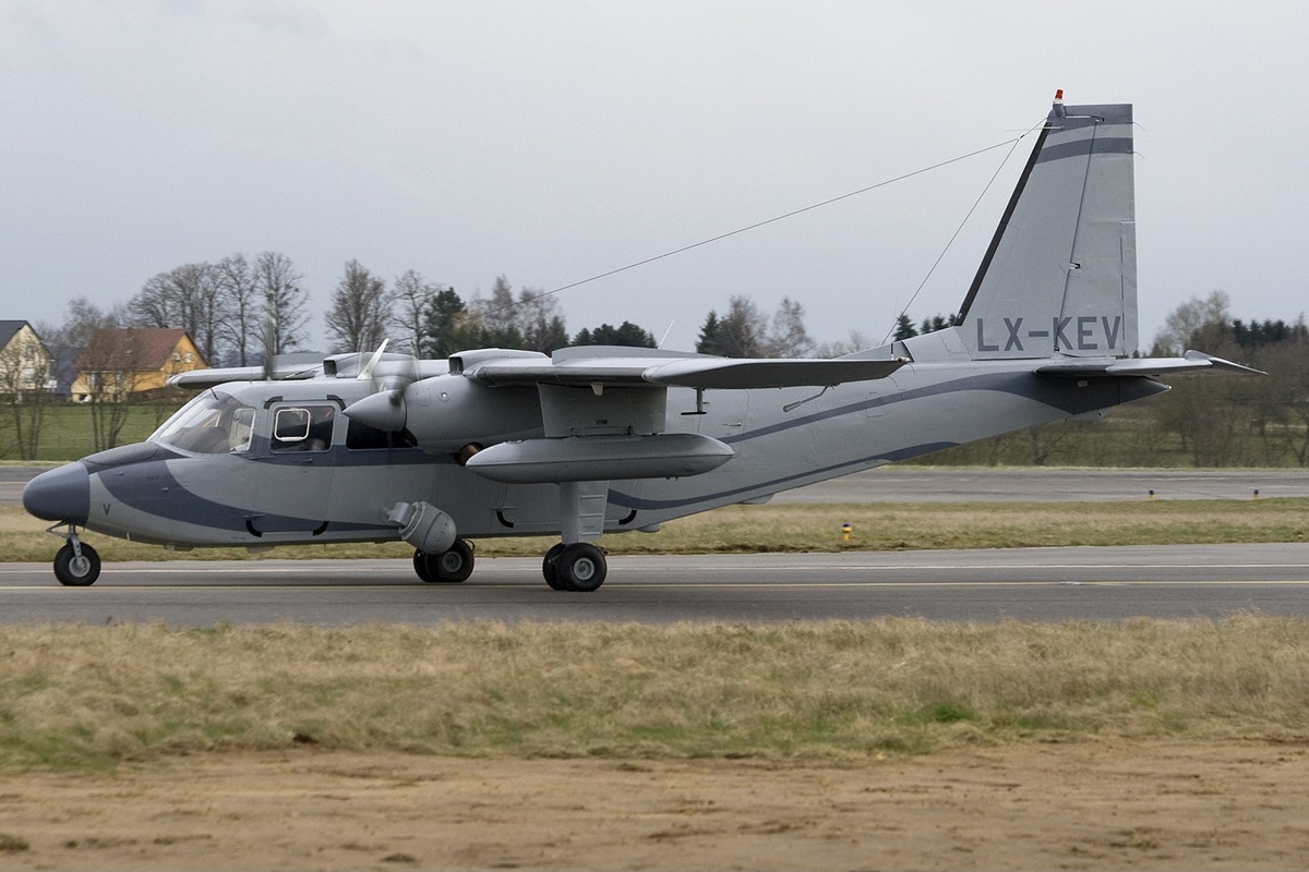 Britten Norman BN-2T Islander CAE Aviation LX KEV, LUX Luxembourg (Findel), Luxembourg PP